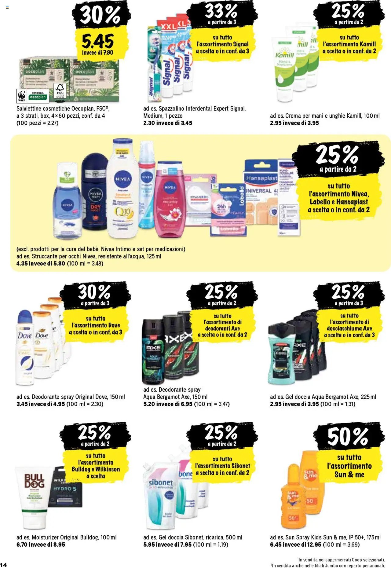 Coop Una settimana di azioni (2025-10-02 - 2025-10-08)