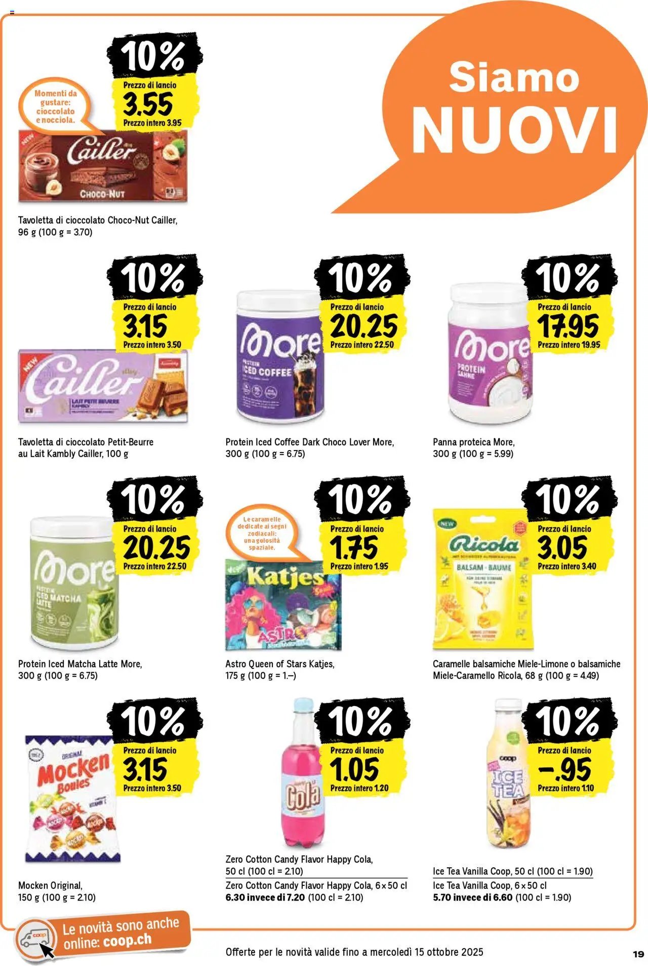 Coop Una settimana di azioni (2025-10-02 - 2025-10-08)