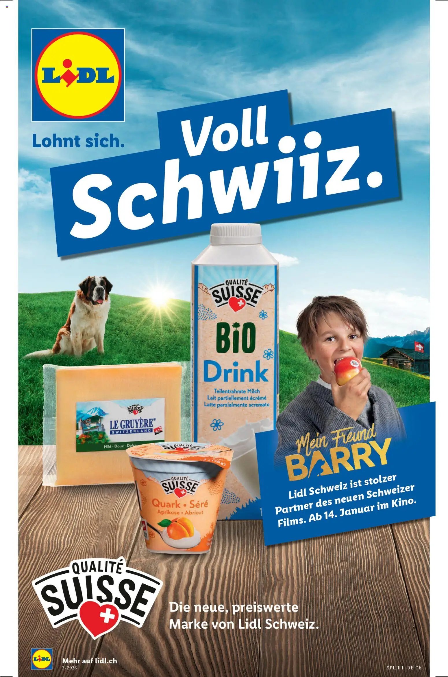 Lidl Aktionen Qualité Suisse (2026-01-08 - 2026-01-14) | 1
