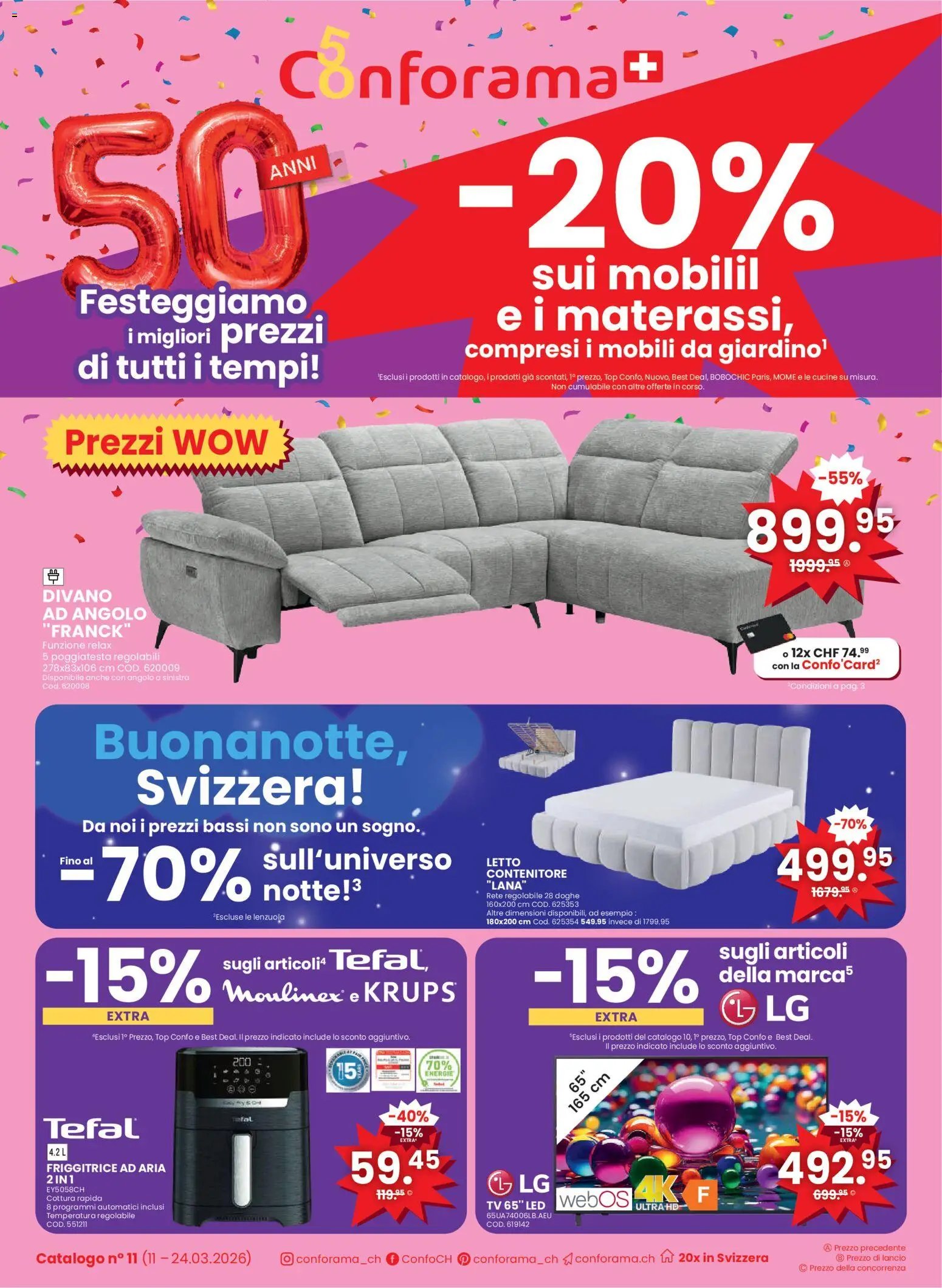 Conforama aktionen IT (2026-03-11 - 2026-03-24)