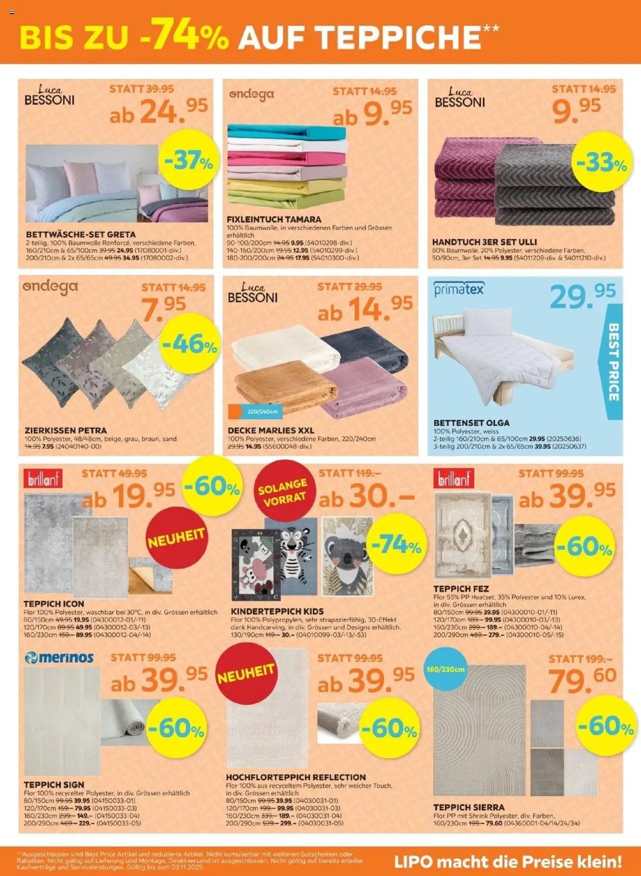 Lipo Aktionen (2025-10-21 - 2025-11-03) | 11