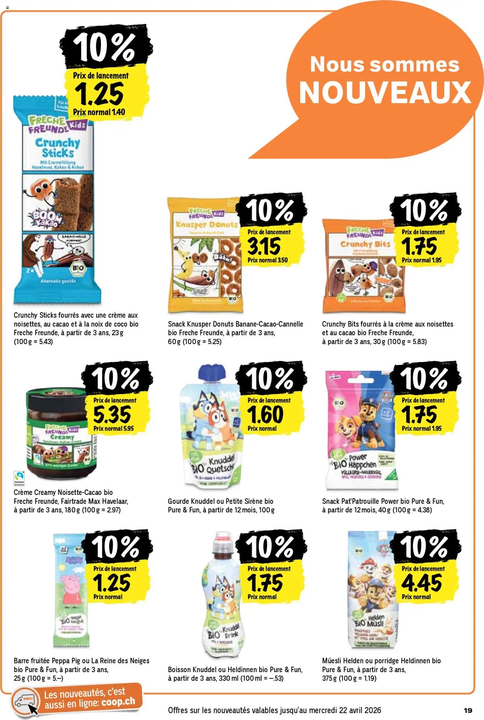 Coop aktionen FR (2026-04-09 - 2026-04-15)