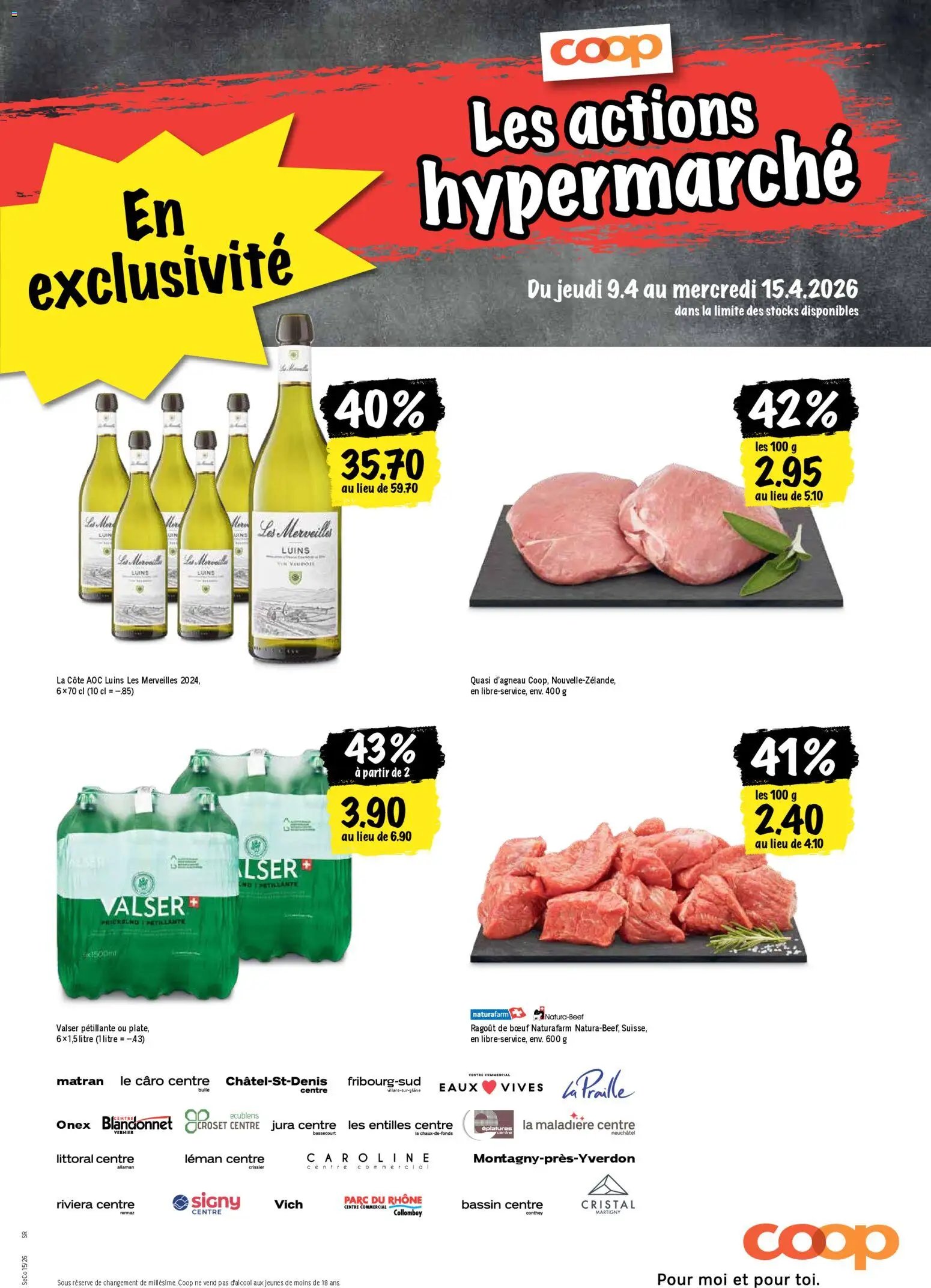 Coop aktionen FR (2026-04-09 - 2026-04-15)