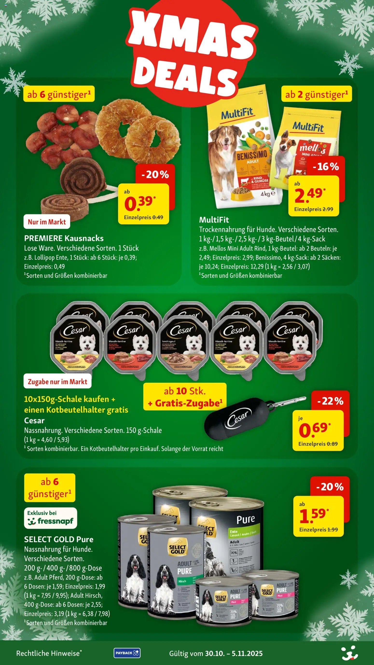 Fressnapf Aktionen (2025-10-30 - 2025-11-05)