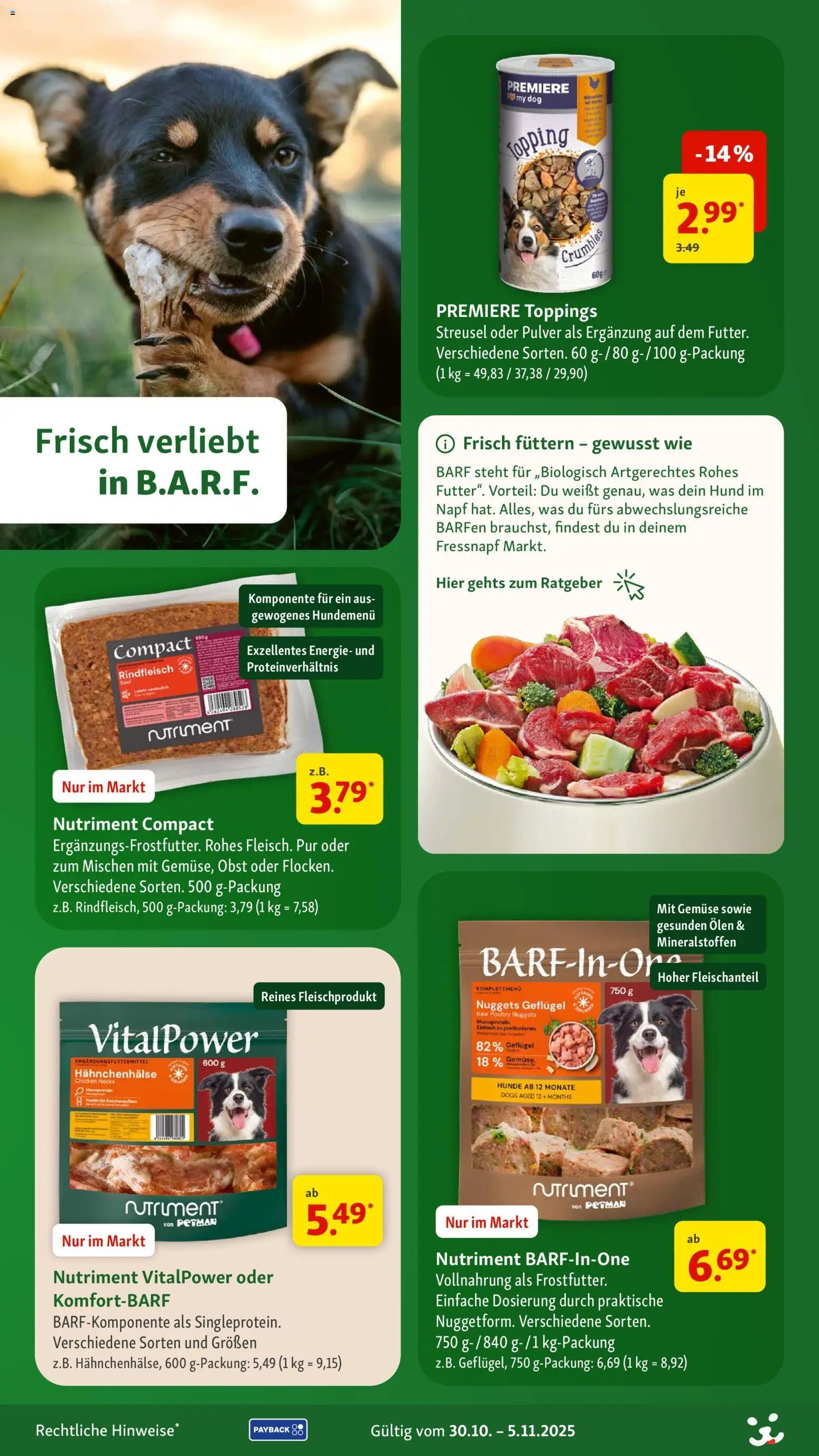 Fressnapf Aktionen (2025-10-30 - 2025-11-05)