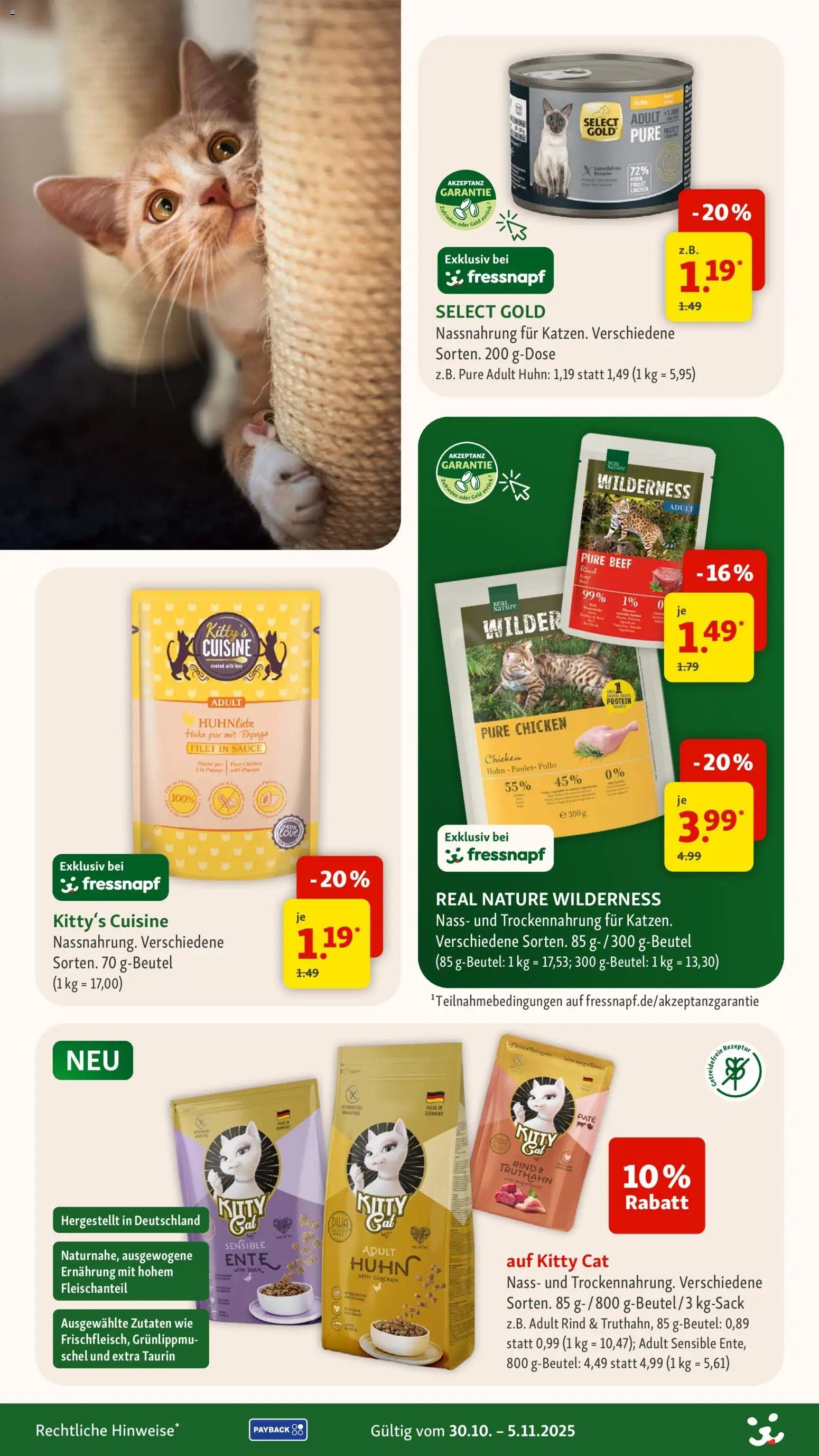 Fressnapf Aktionen (2025-10-30 - 2025-11-05)