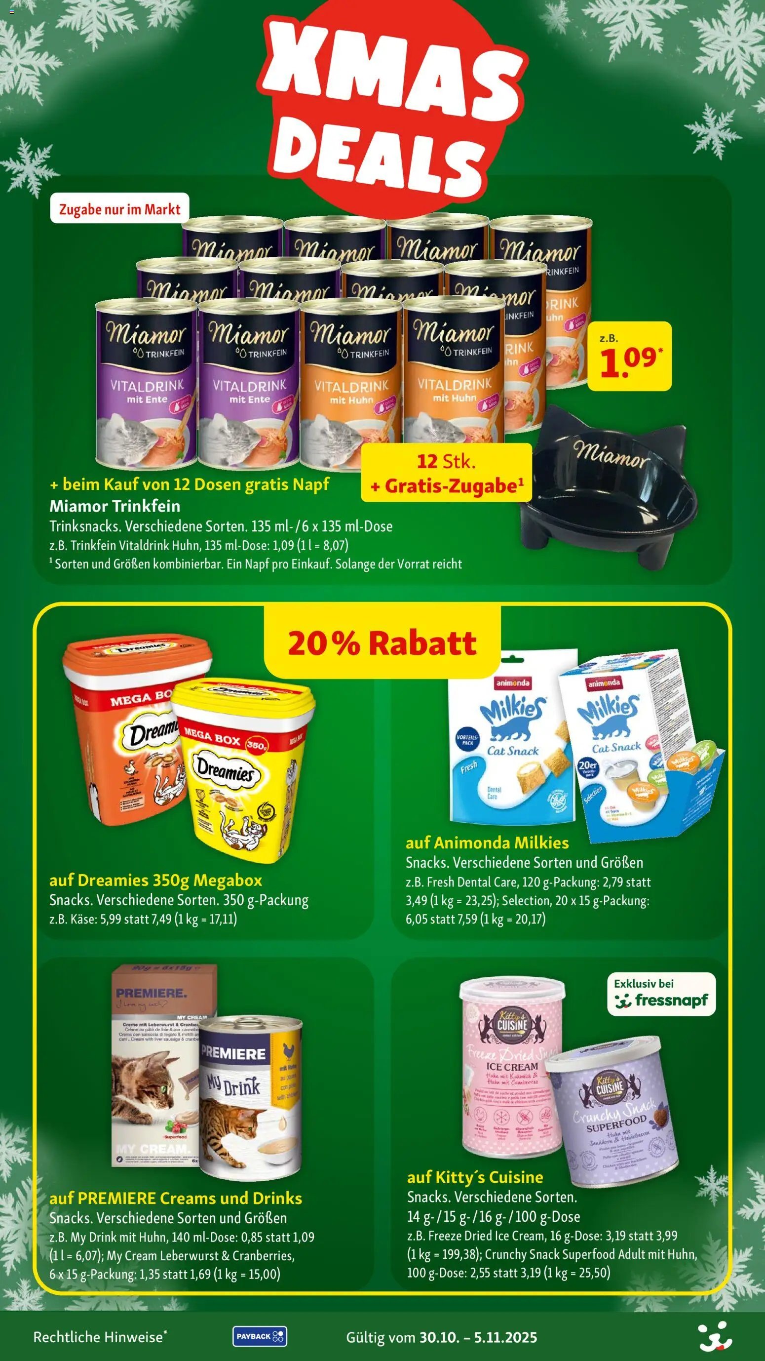 Fressnapf Aktionen (2025-10-30 - 2025-11-05)