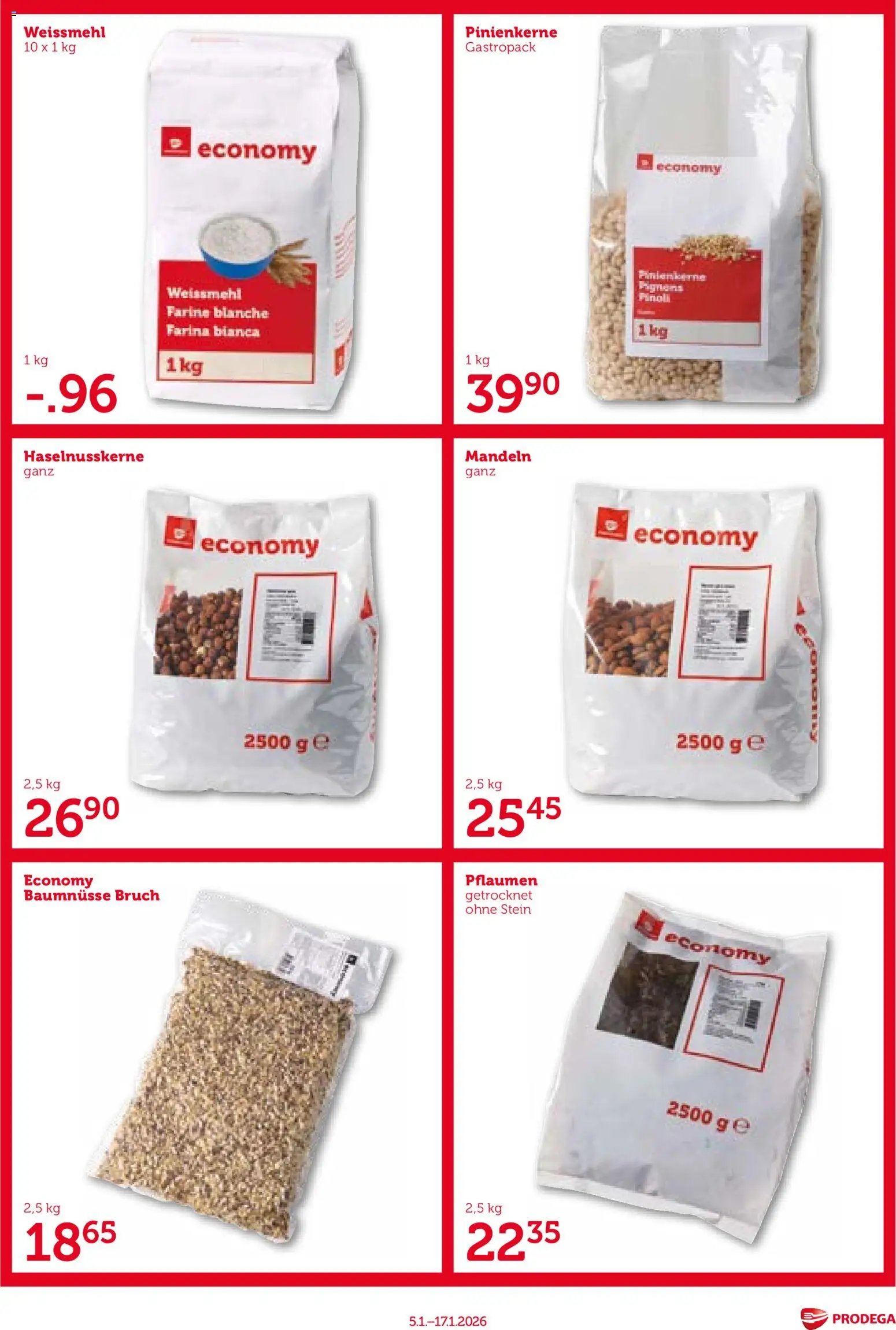 Prodega Aktionen Economy (2026-01-05 - 2026-01-17)