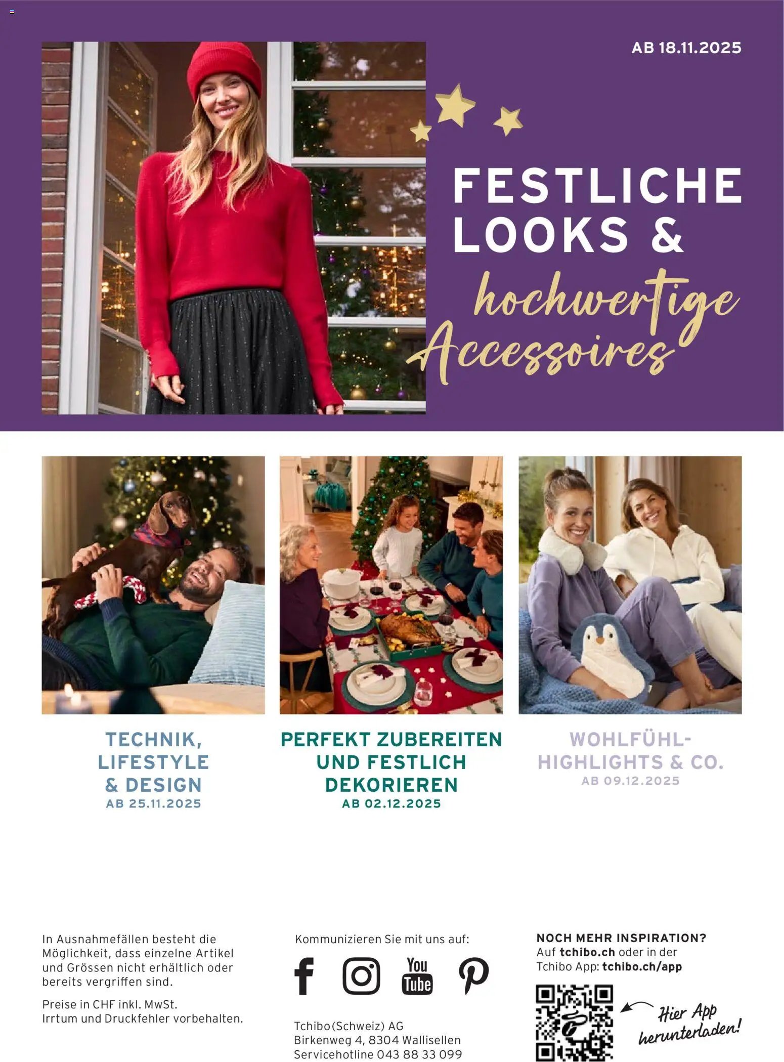 Tchibo Aktionen Kuschelfreude (2025-11-11 - 2025-12-24)