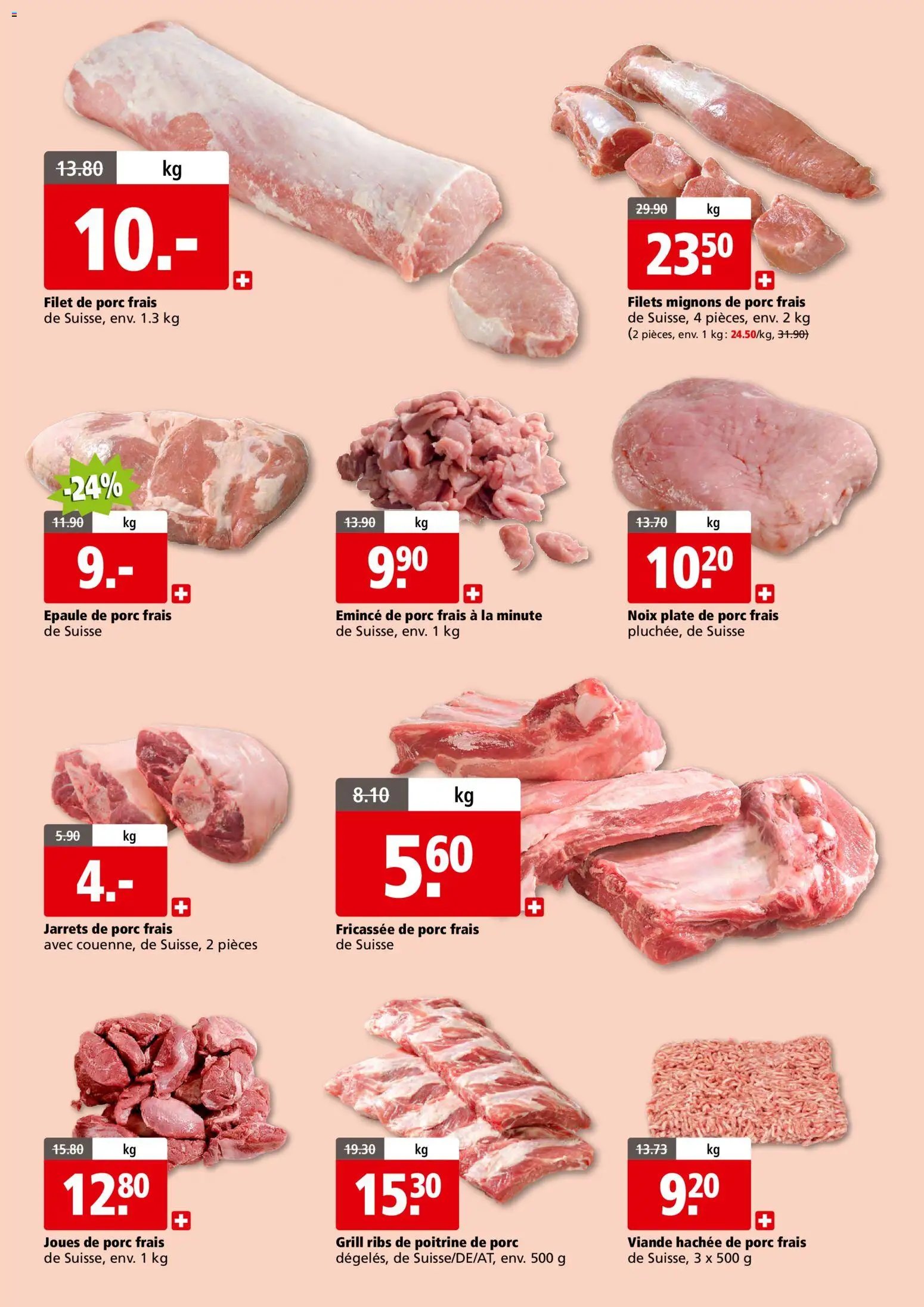 Aligro Aktionen Foire à la Viande Chavannes, Matran, Genève, Sion (2026-08-23 - 2026-08-28)