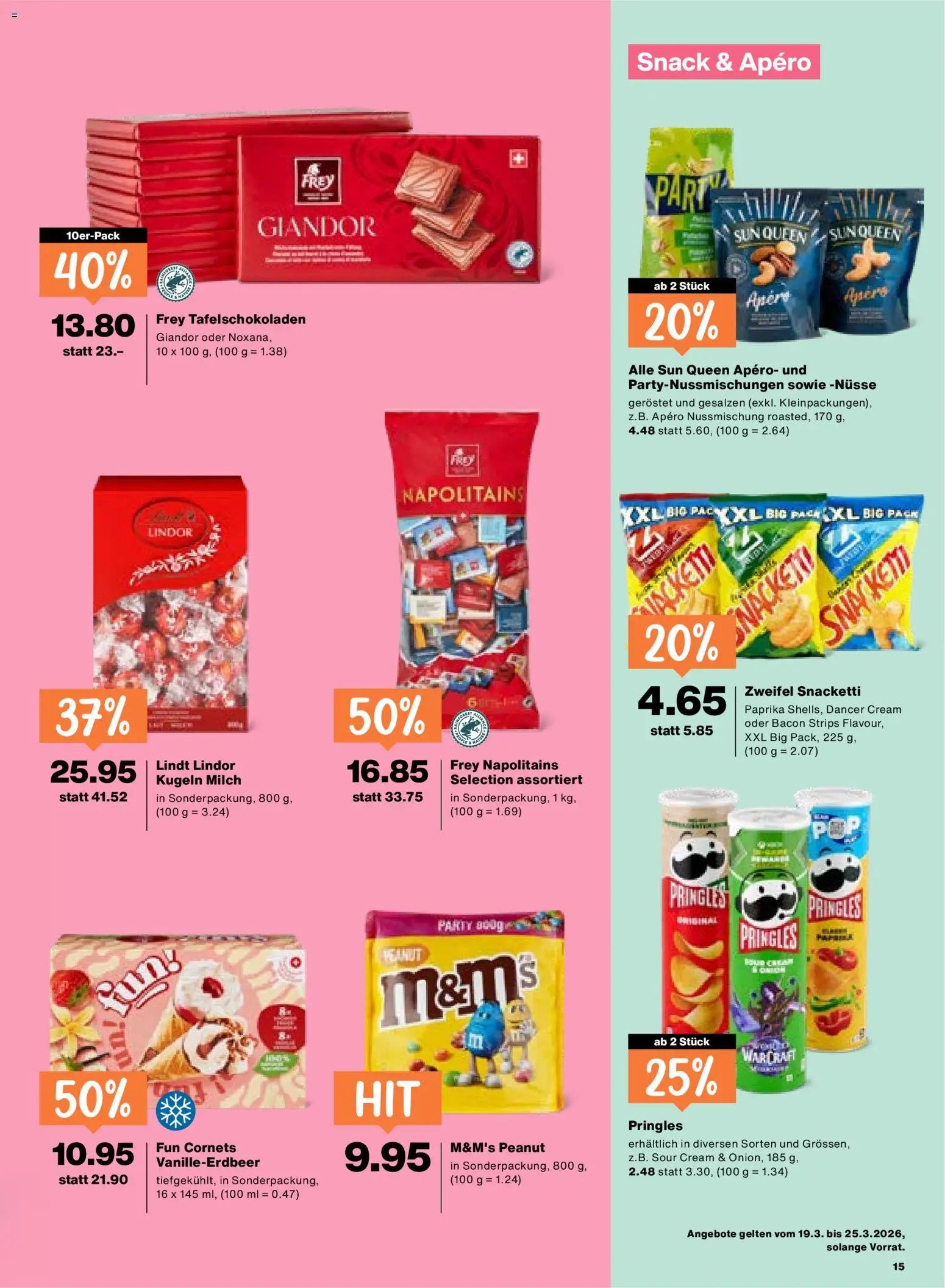 Migros aktionen (2026-03-19 - 2026-03-25) | 15