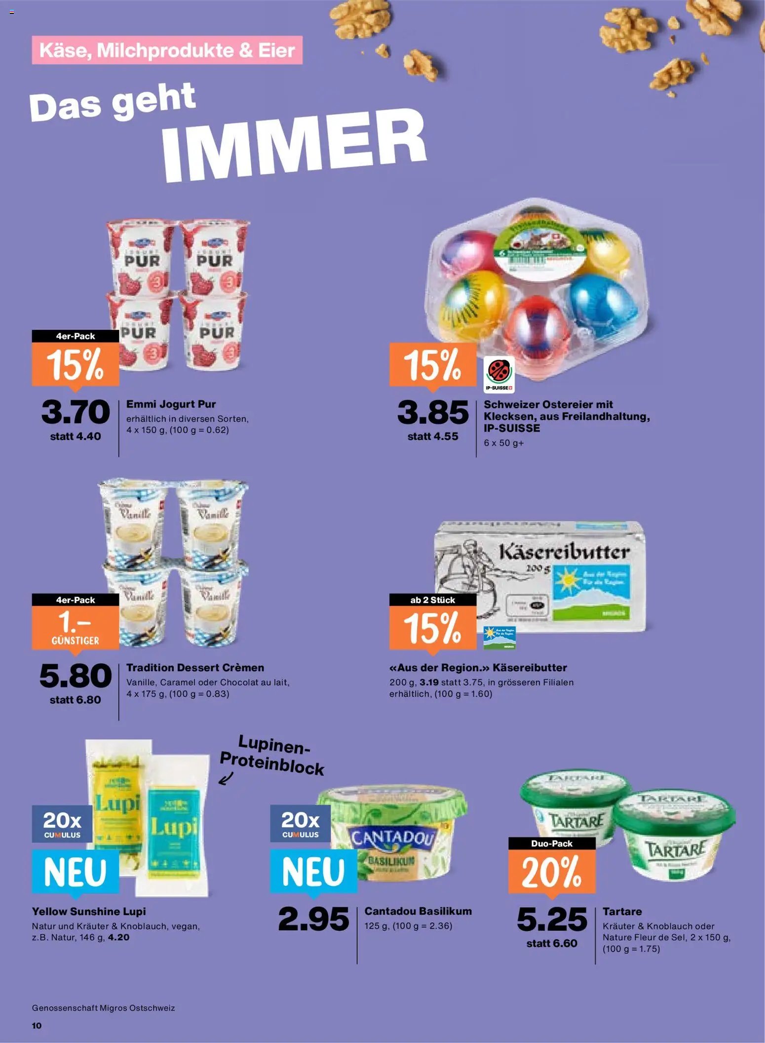 Migros aktionen (2026-03-19 - 2026-03-25) | 10