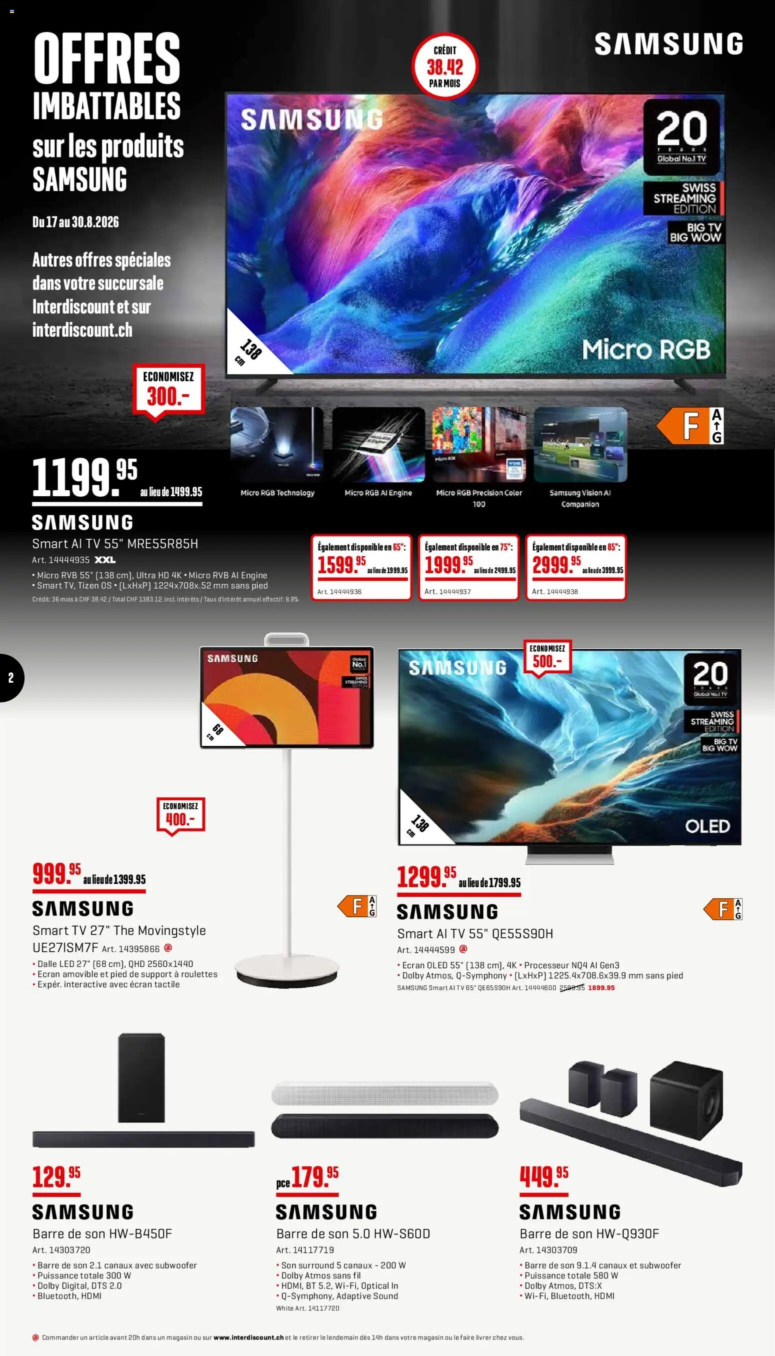 Interdiscount aktionen FR