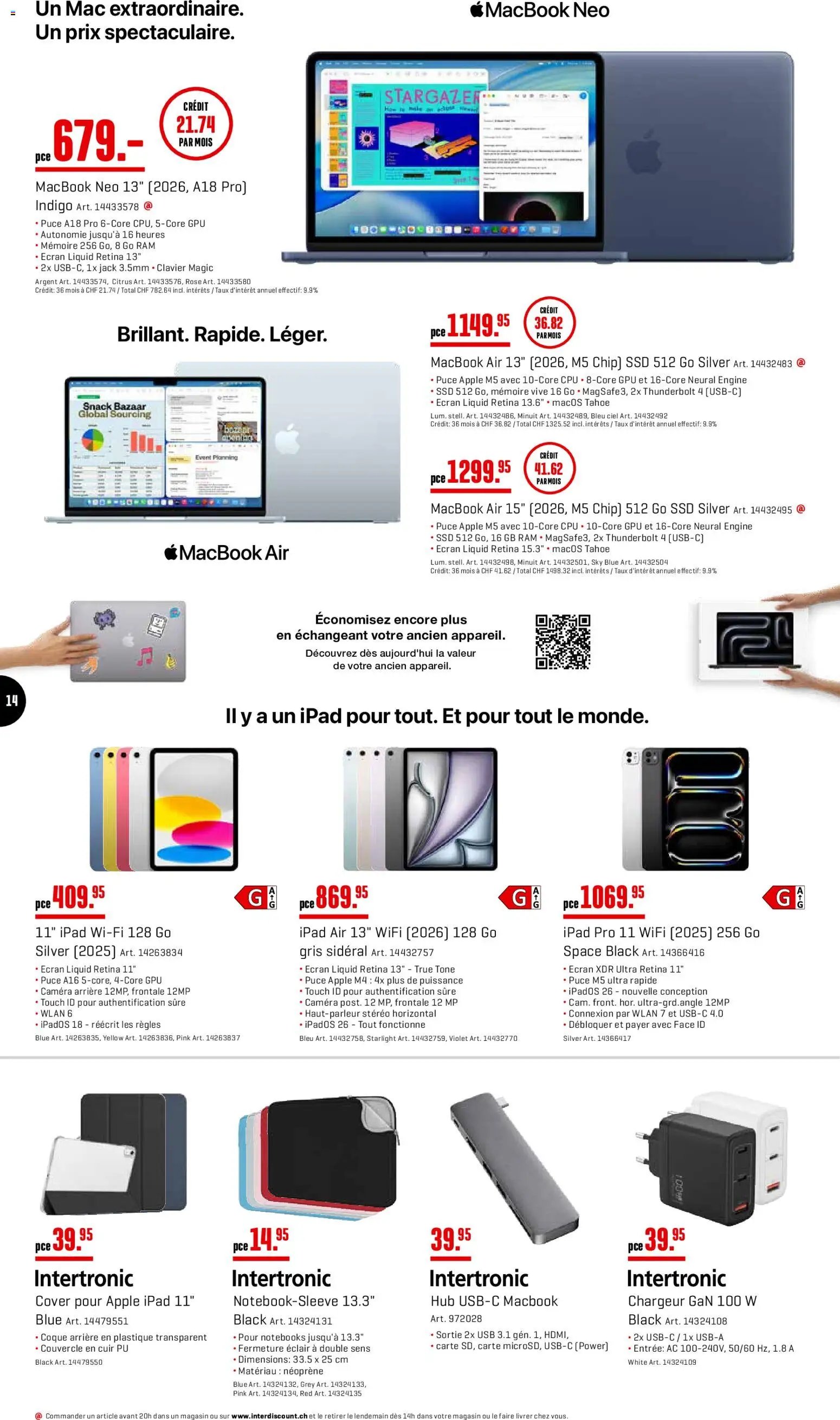 Interdiscount aktionen FR