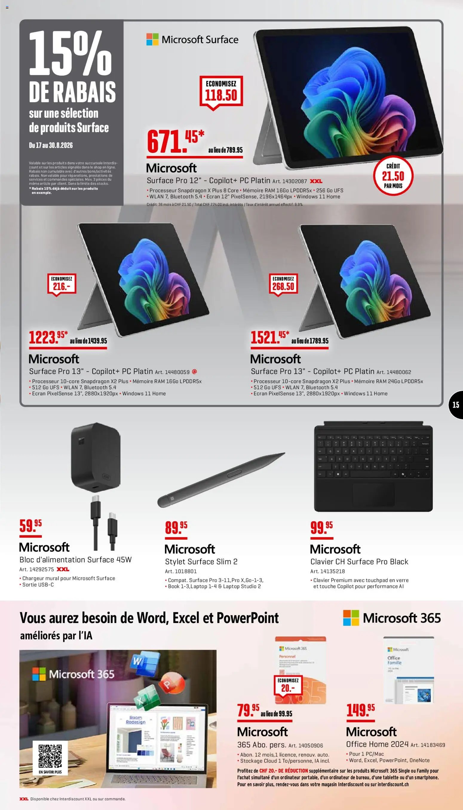 Interdiscount aktionen FR