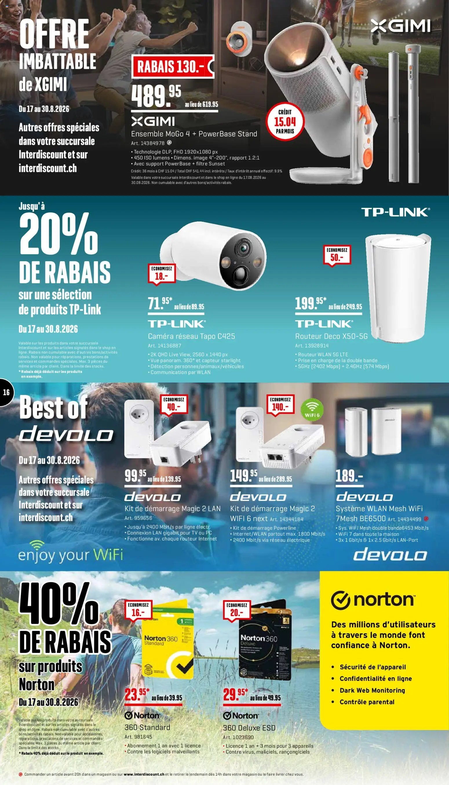 Interdiscount aktionen FR