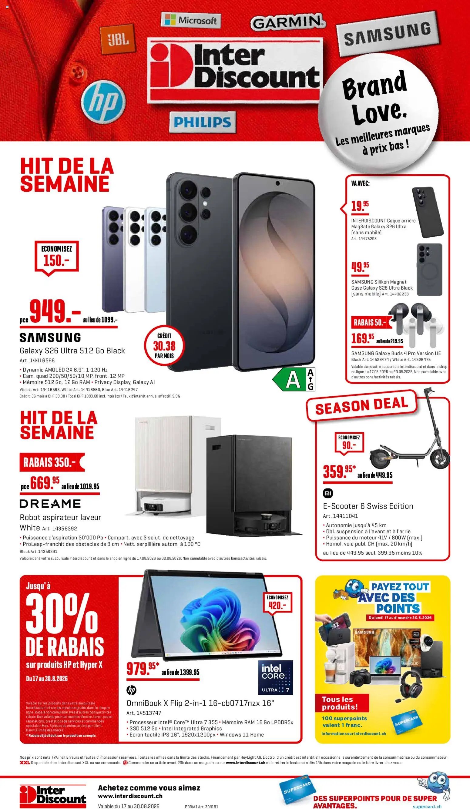 Interdiscount aktionen FR