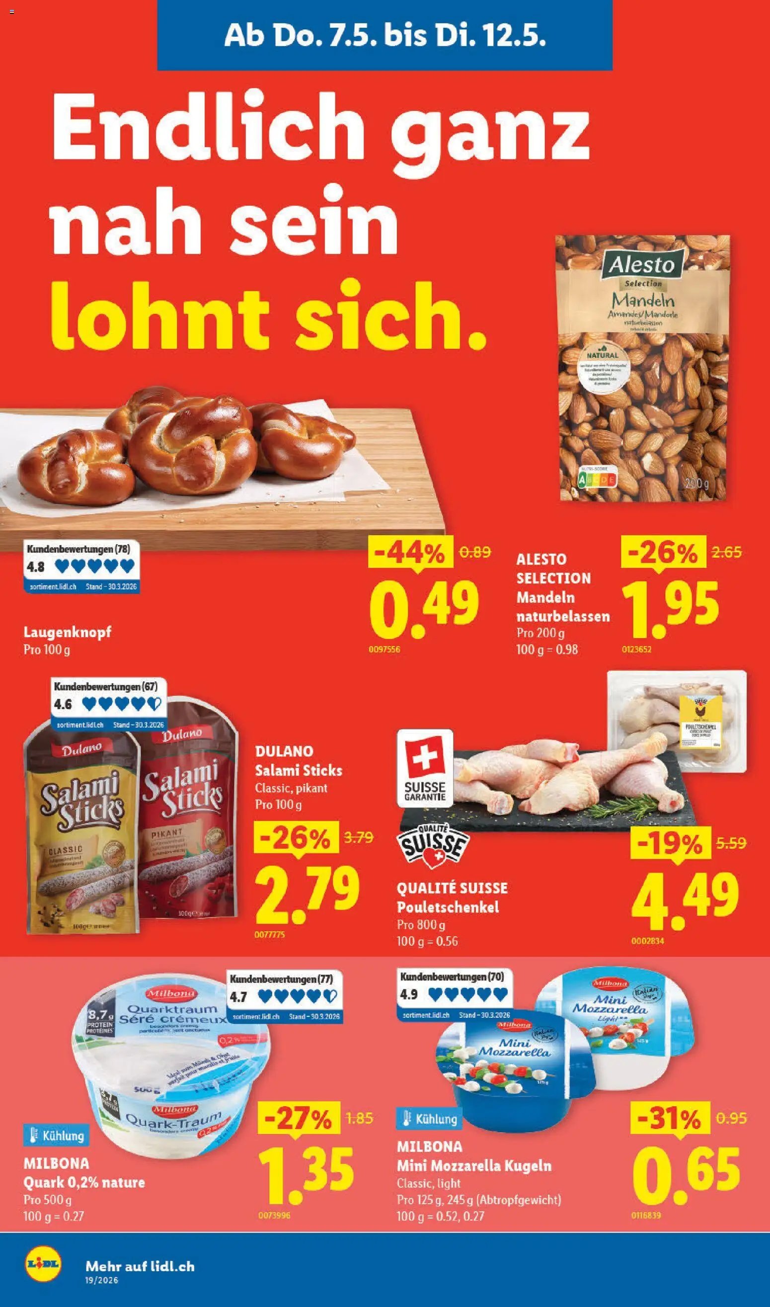 Lidl Aktionen Neueröffnung Luzern (2026-05-07 - 2026-05-12)