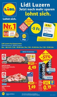 Lidl Aktionen Neueröffnung Luzern (2026-05-07 - 2026-05-12)