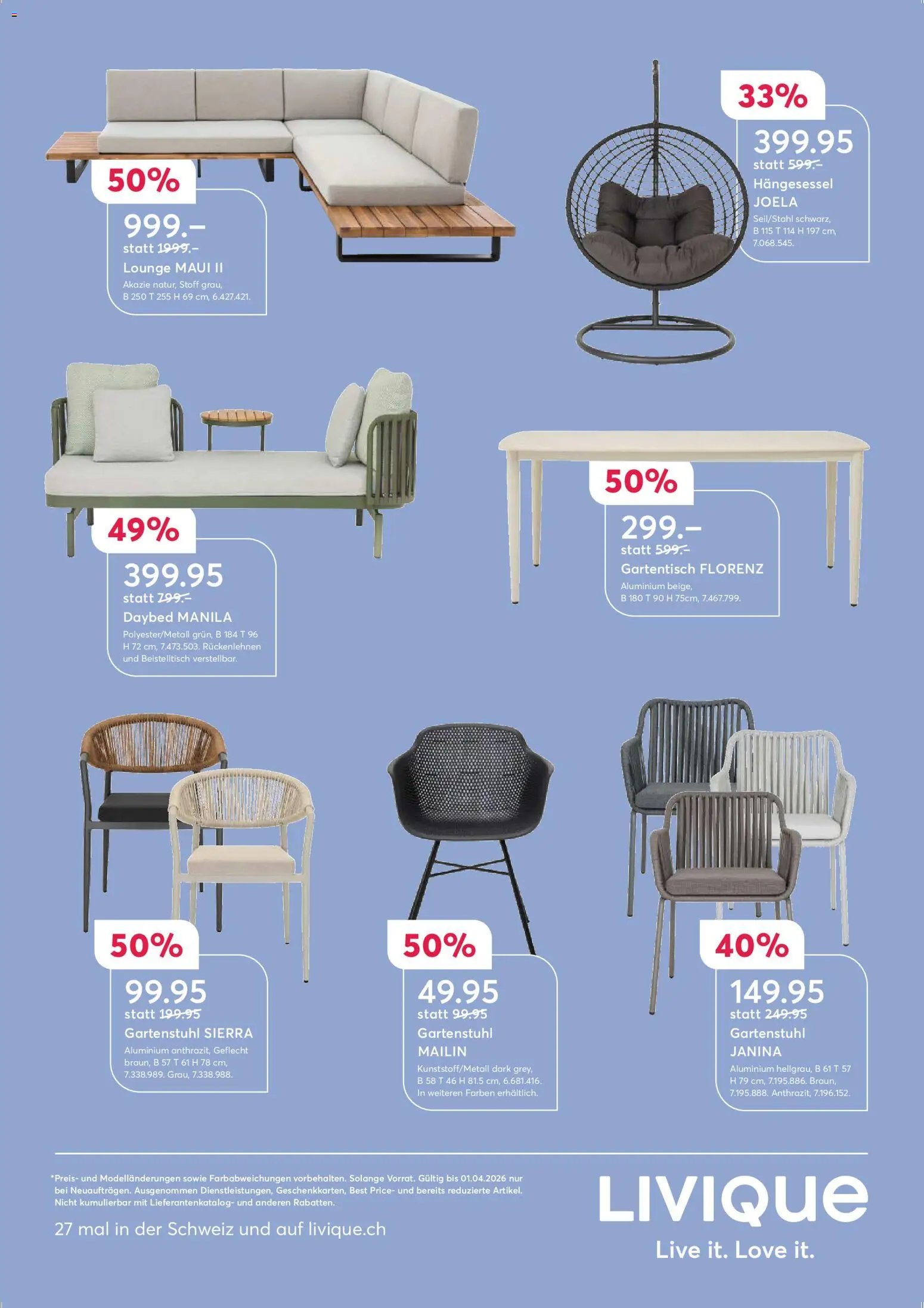 Livique aktionen (2026-03-12 - 2026-04-01)