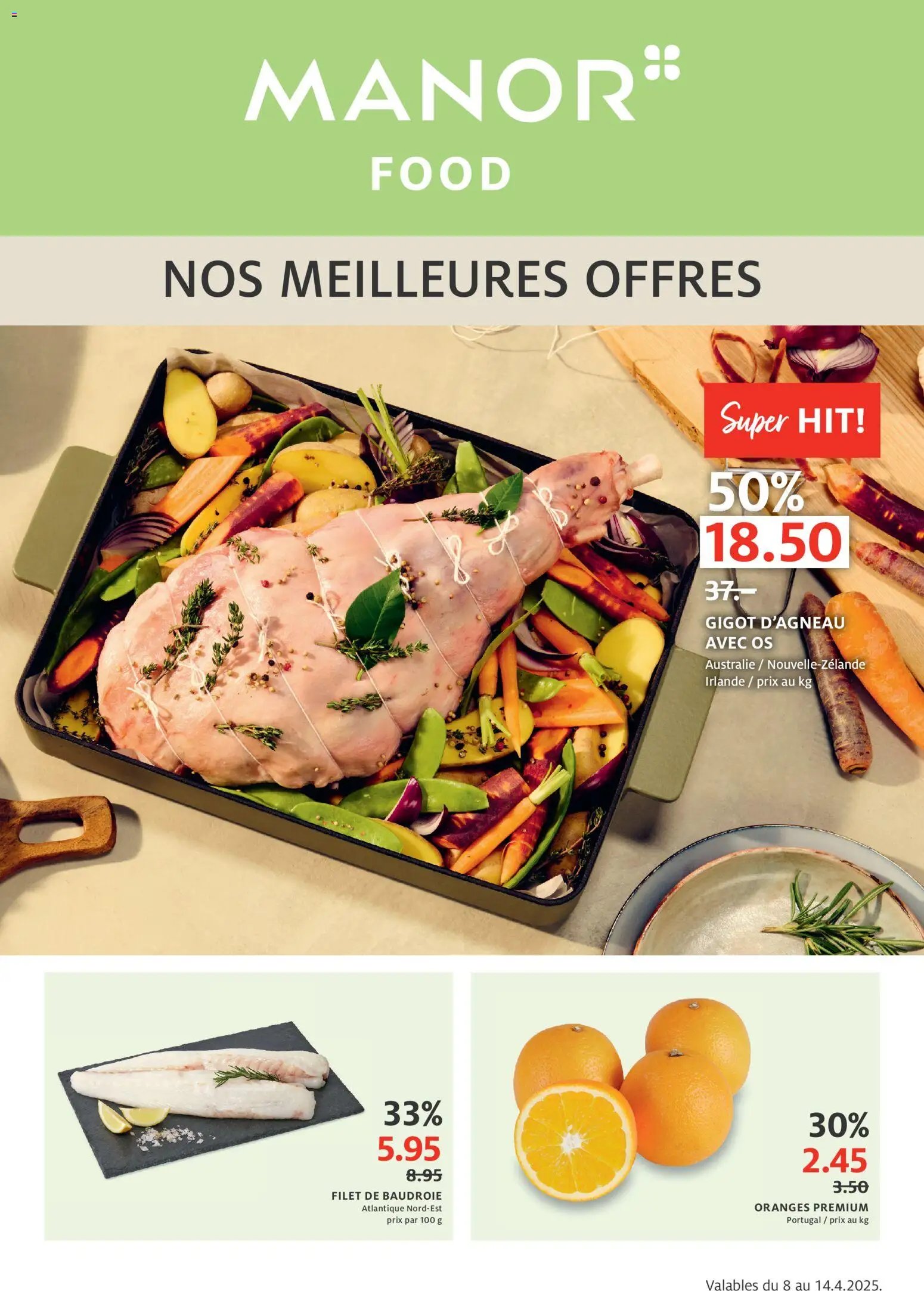 Manor aktionen FR (2026-04-08 - 2026-04-14)