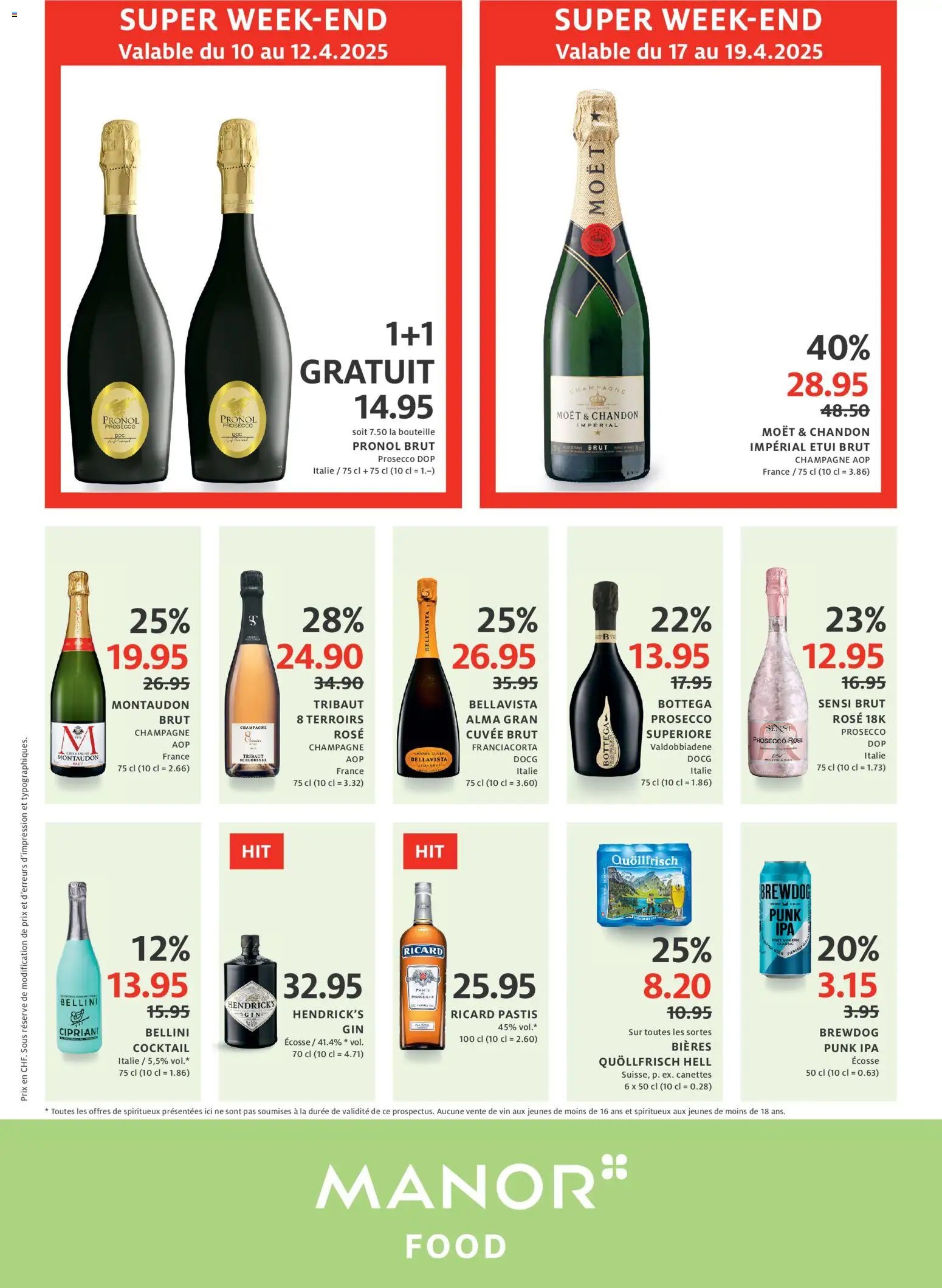 Manor aktionen FR (2026-04-08 - 2026-04-14)