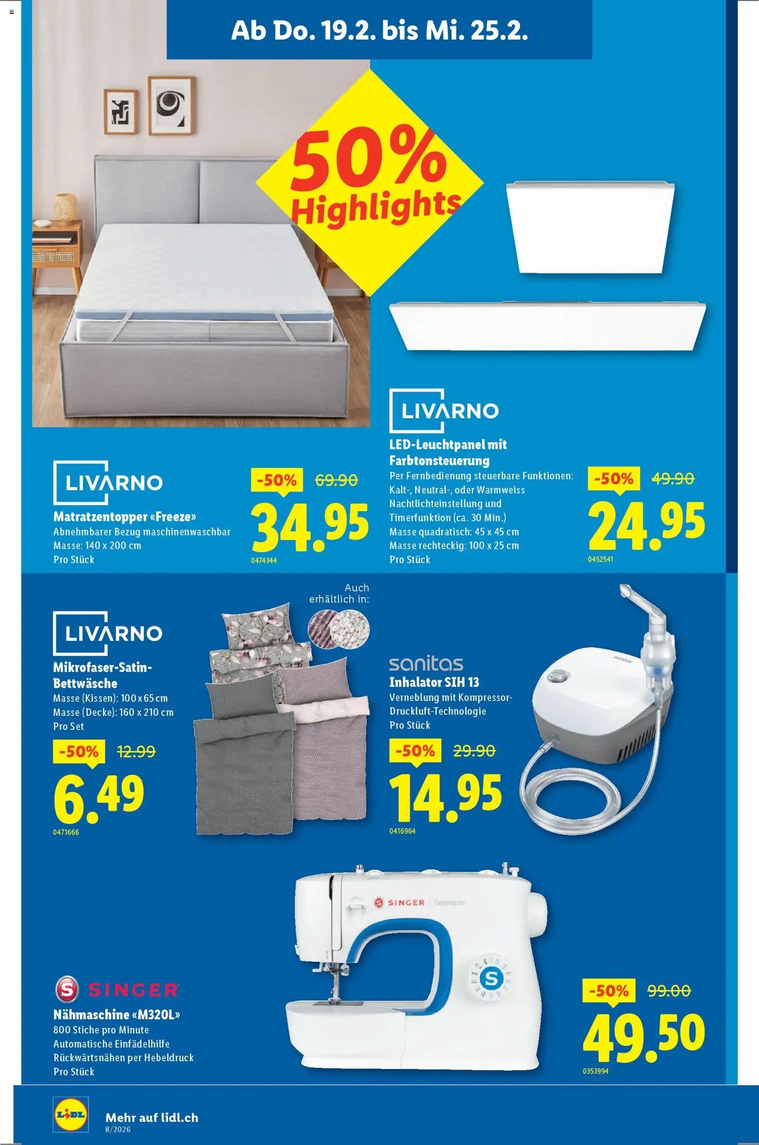 Lidl Aktionen Neueröffnung Zürich (2026-02-19 - 2026-02-25)