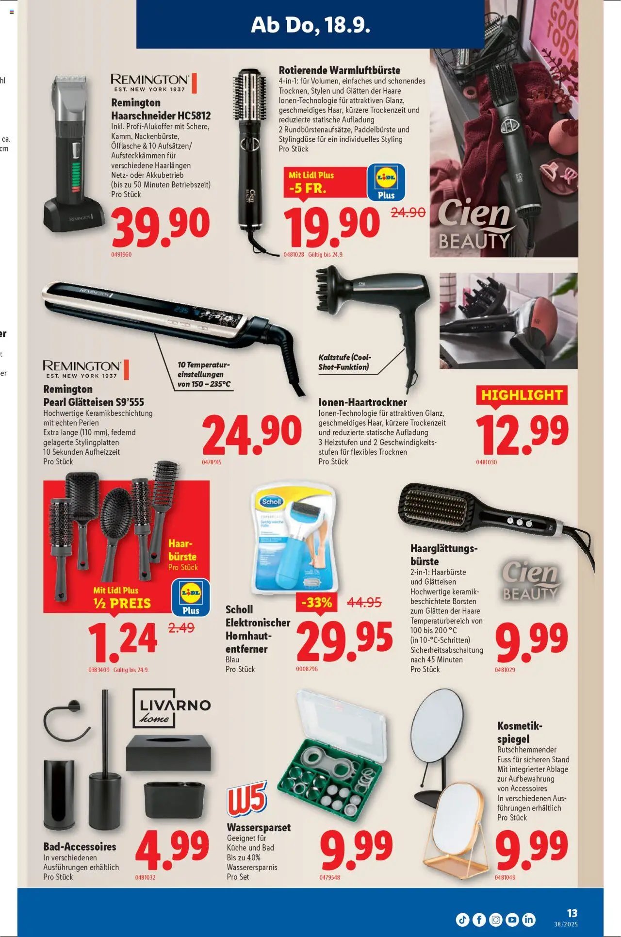 Lidl Aktionen (2025-09-18 - 2025-09-24)