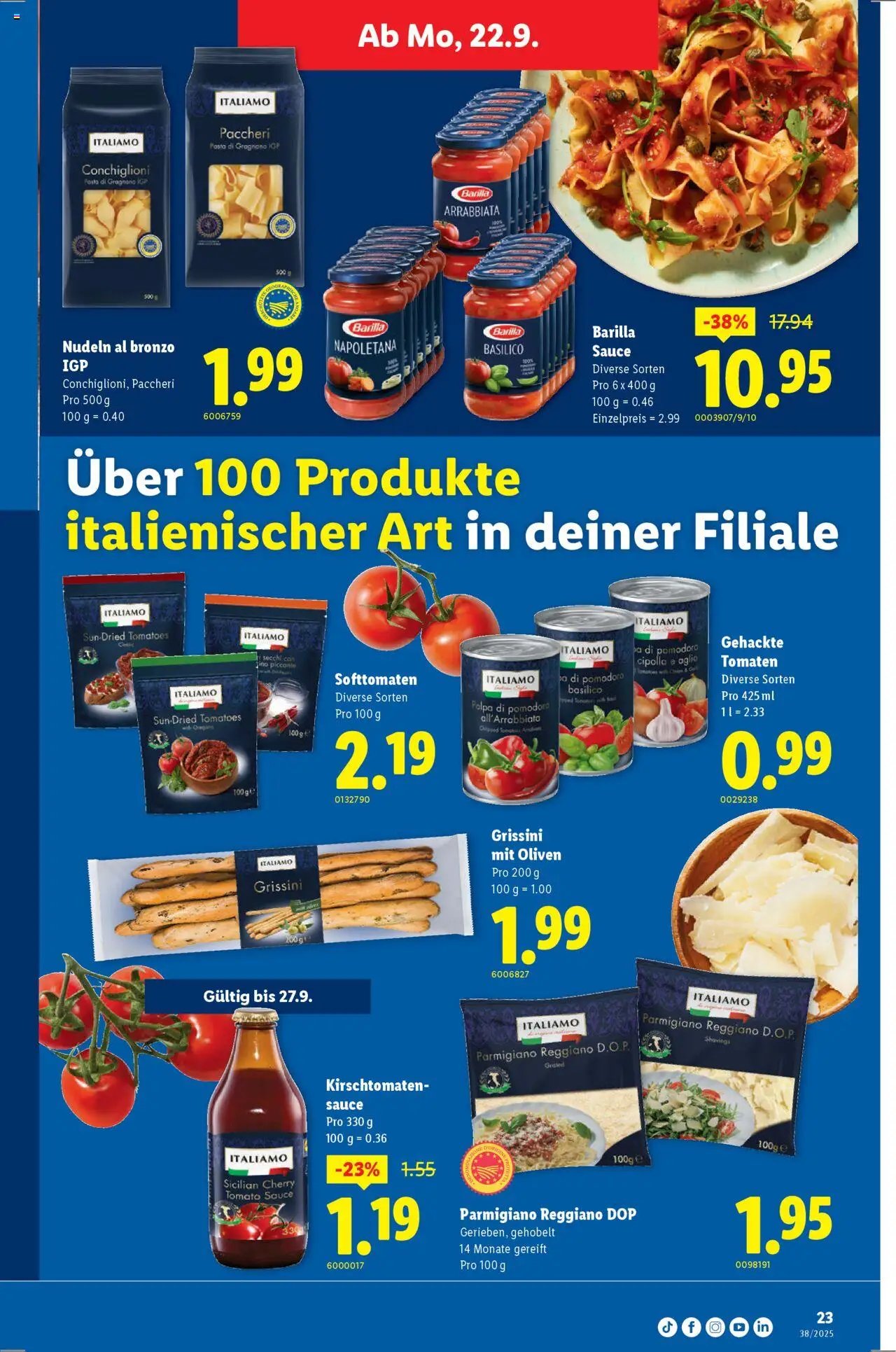 Lidl Aktionen (2025-09-18 - 2025-09-24)