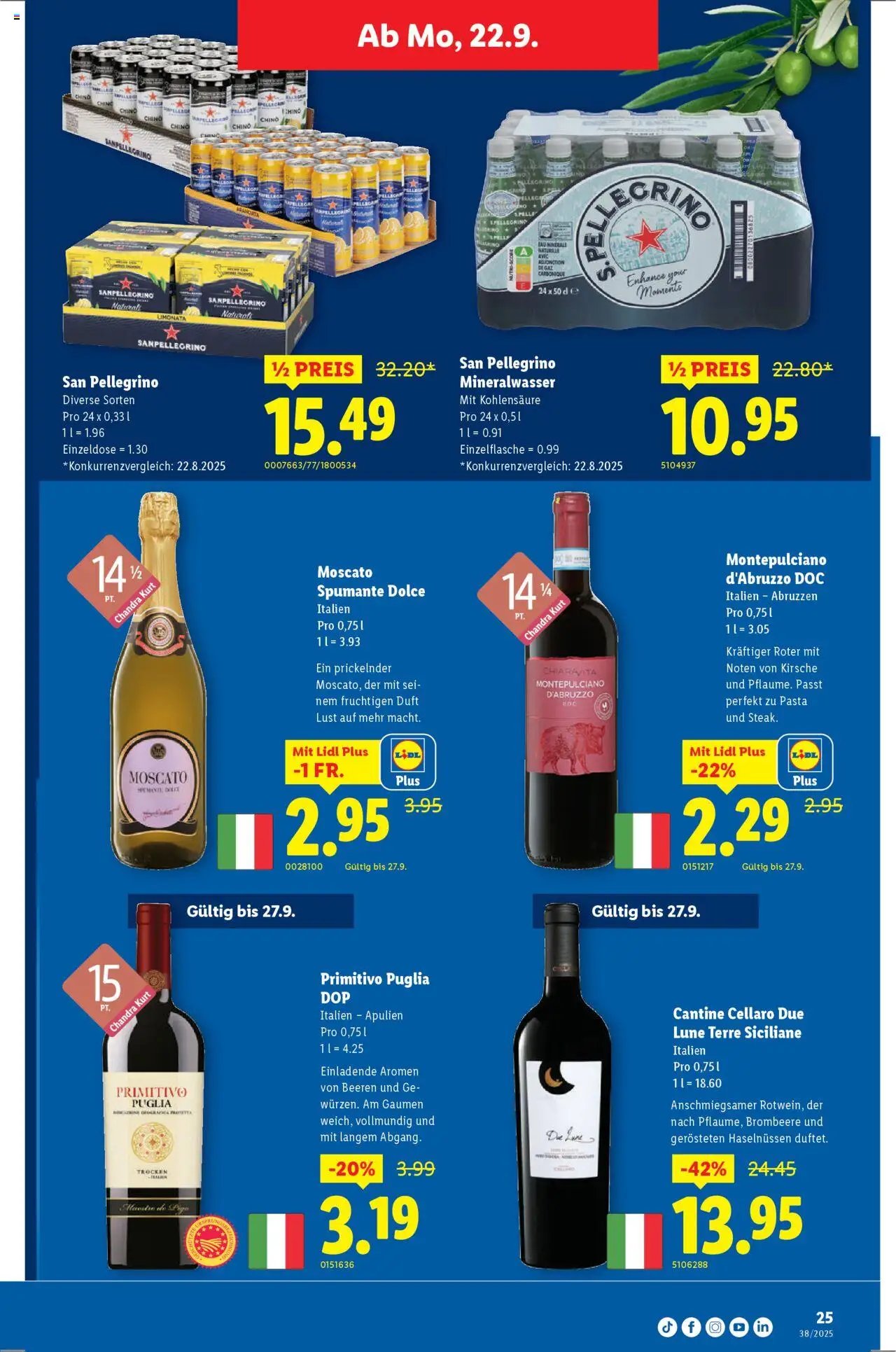 Lidl Aktionen (2025-09-18 - 2025-09-24)