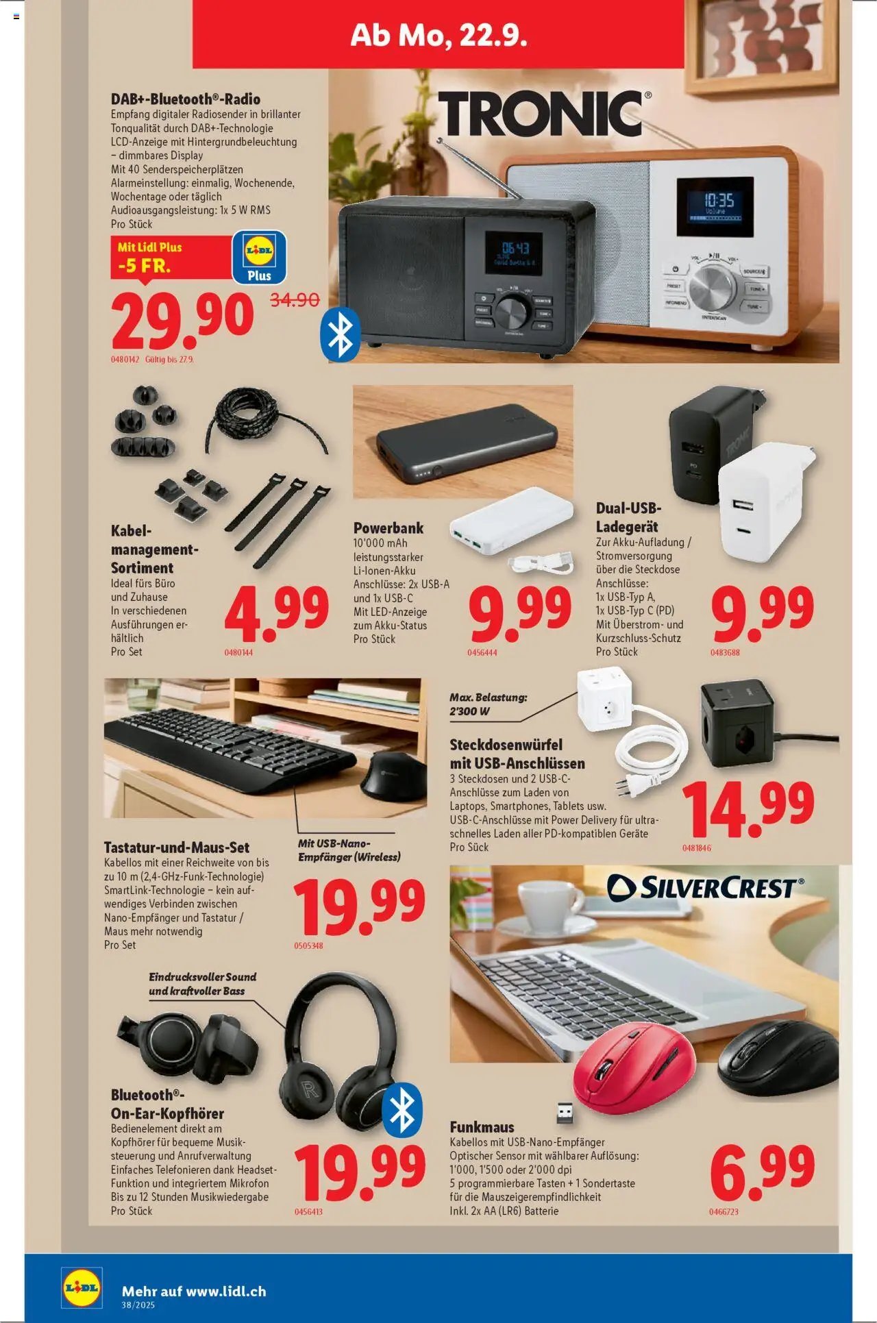 Lidl Aktionen (2025-09-18 - 2025-09-24)