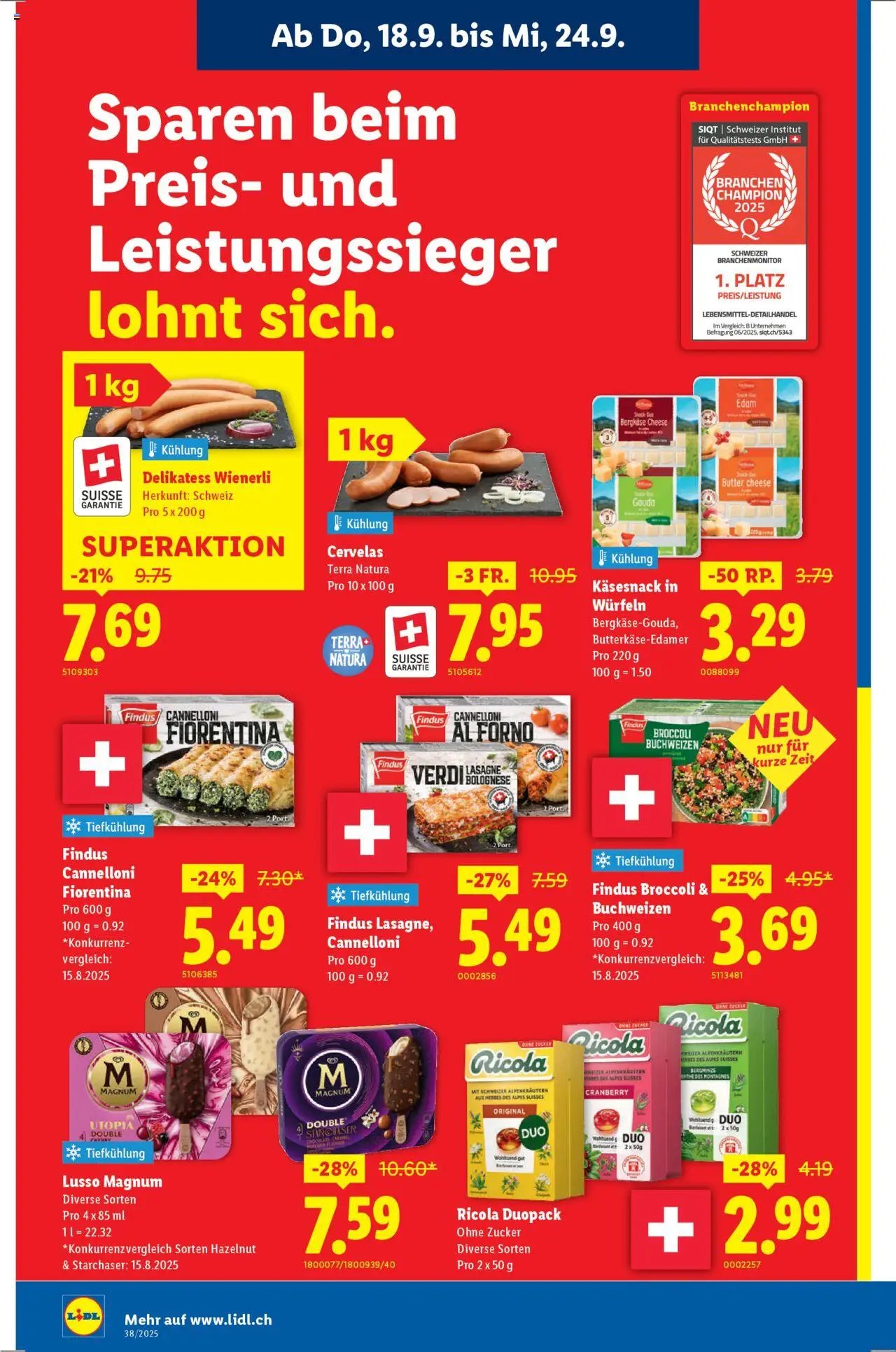 Lidl Aktionen (2025-09-18 - 2025-09-24)