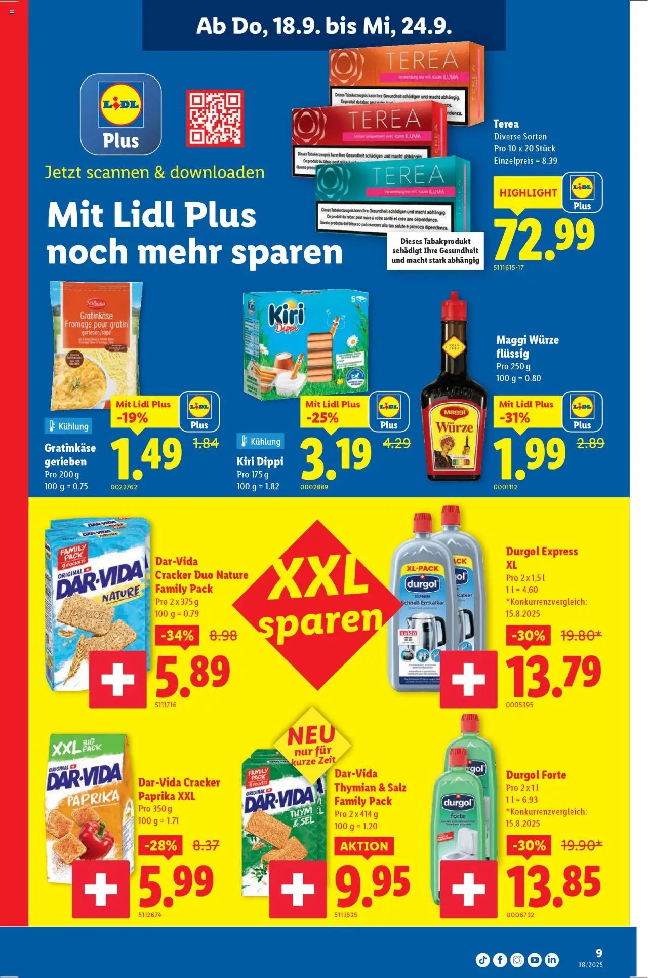 Lidl Aktionen (2025-09-18 - 2025-09-24)