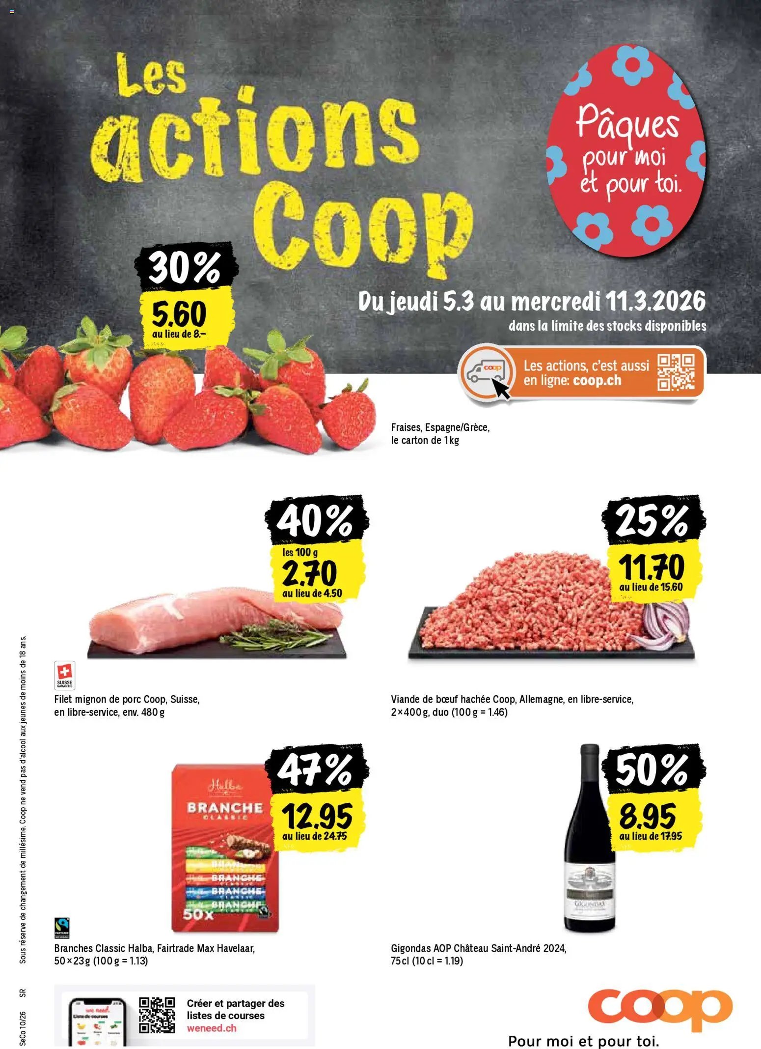 Coop aktionen FR (2026-03-05 - 2026-03-11) | 1