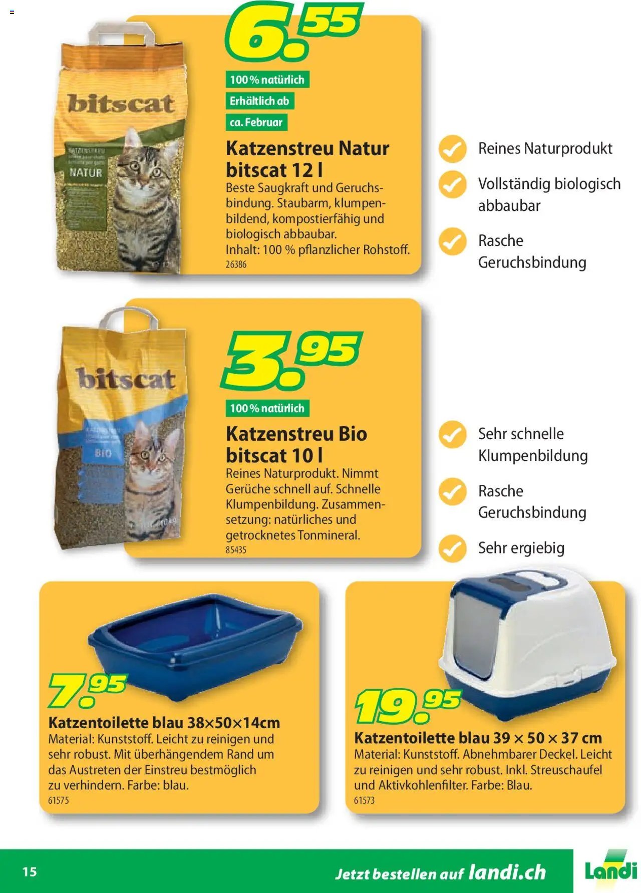 Landi Aktionen bitscat (2025-01-02 - 2025-12-31) | 15