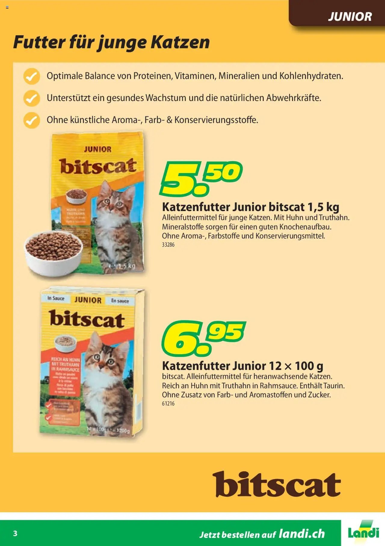 Landi Aktionen bitscat (2025-01-02 - 2025-12-31) | 3