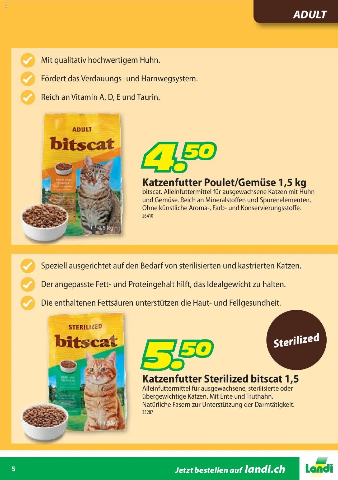 Landi Aktionen bitscat (2025-01-02 - 2025-12-31) | 5
