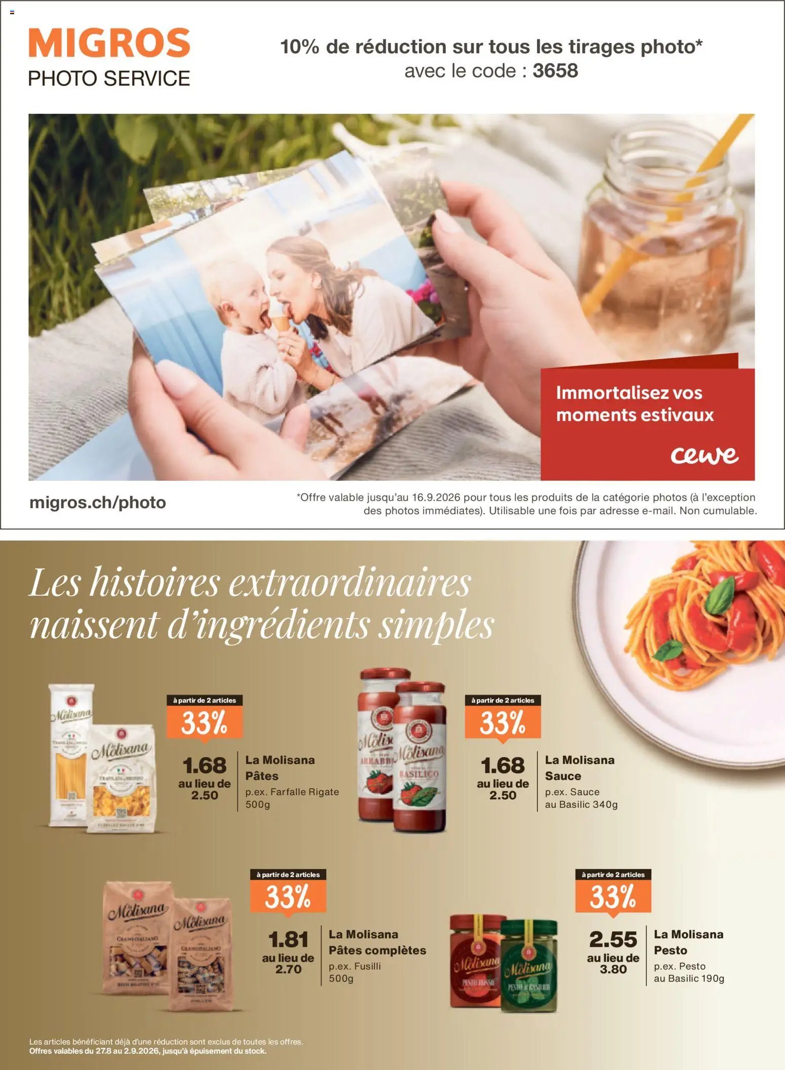 Migros aktionen Magazine FR