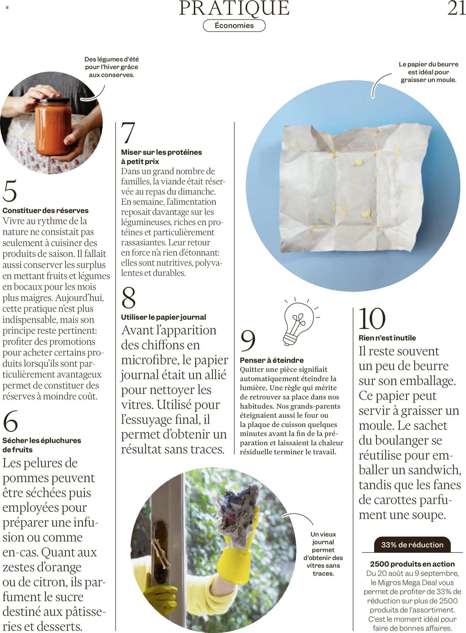 Migros aktionen Magazine FR