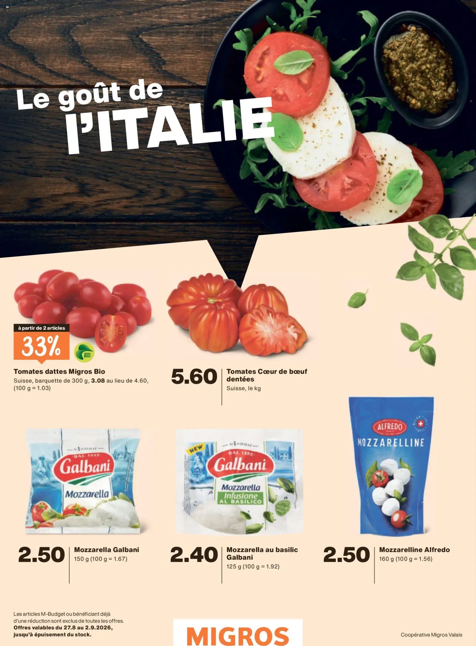 Migros aktionen Magazine FR
