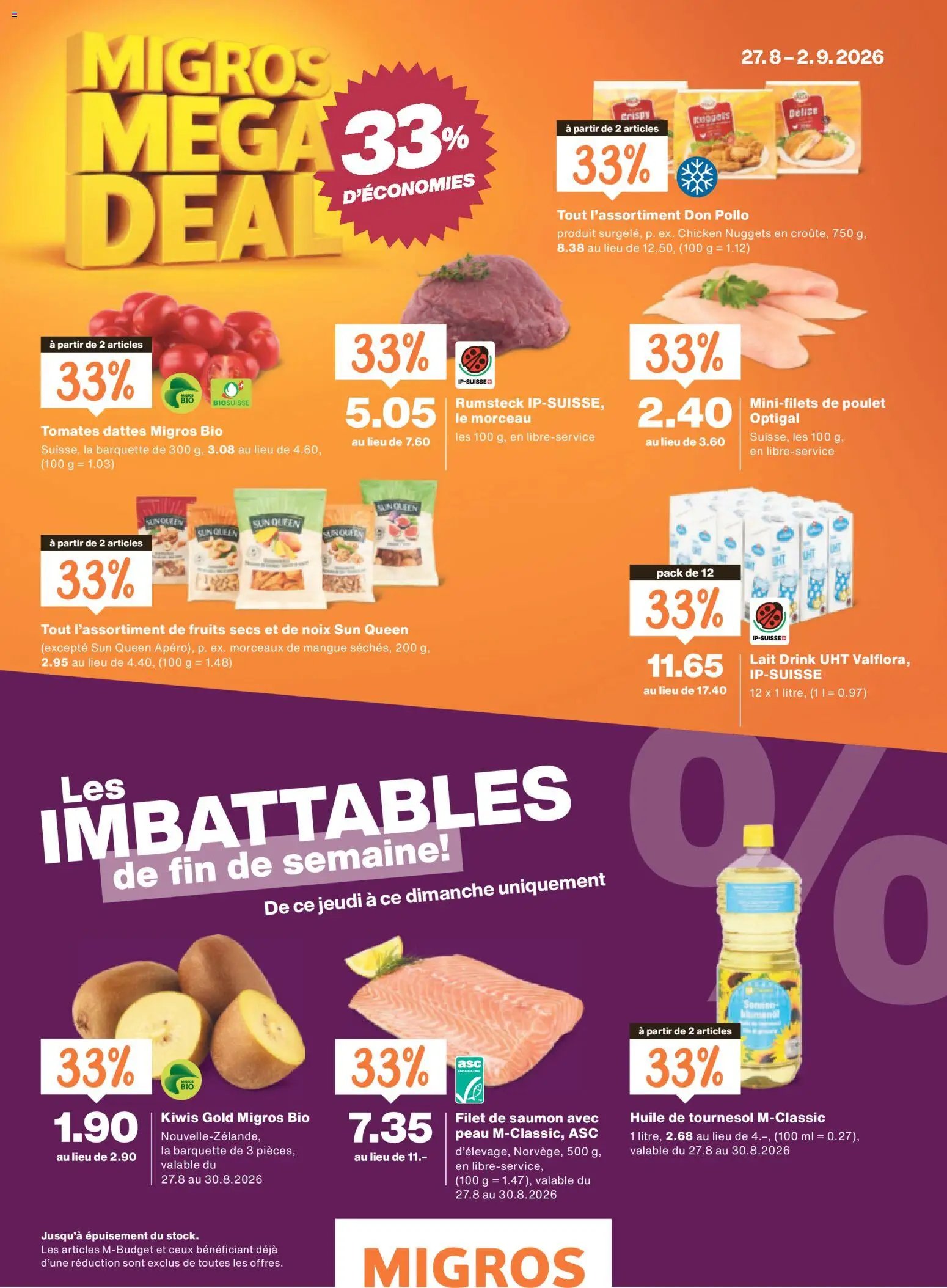 Migros aktionen Magazine FR