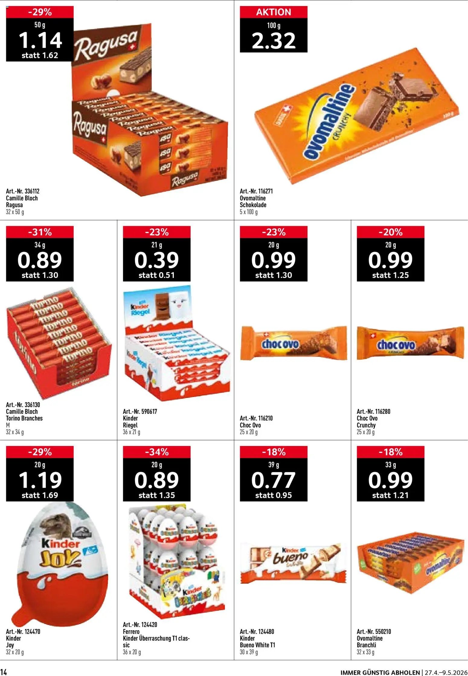 Prodega aktionen Kiosk (2026-04-27 - 2026-05-09)