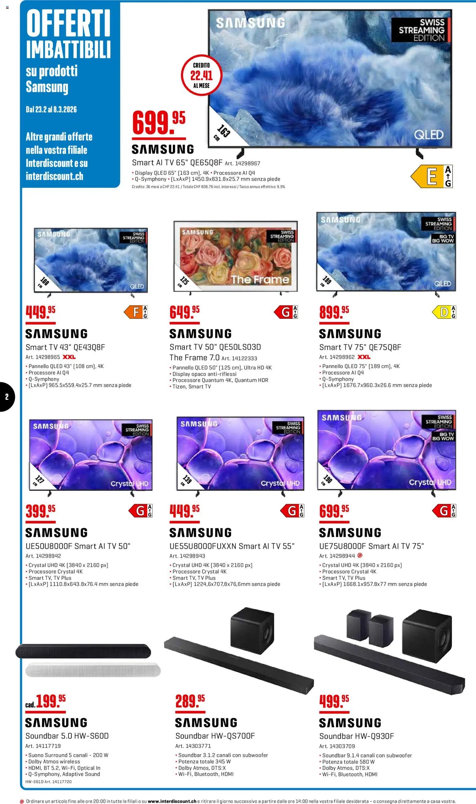 Interdiscount Aktionen IT (2026-02-23 - 2026-03-08) | 2