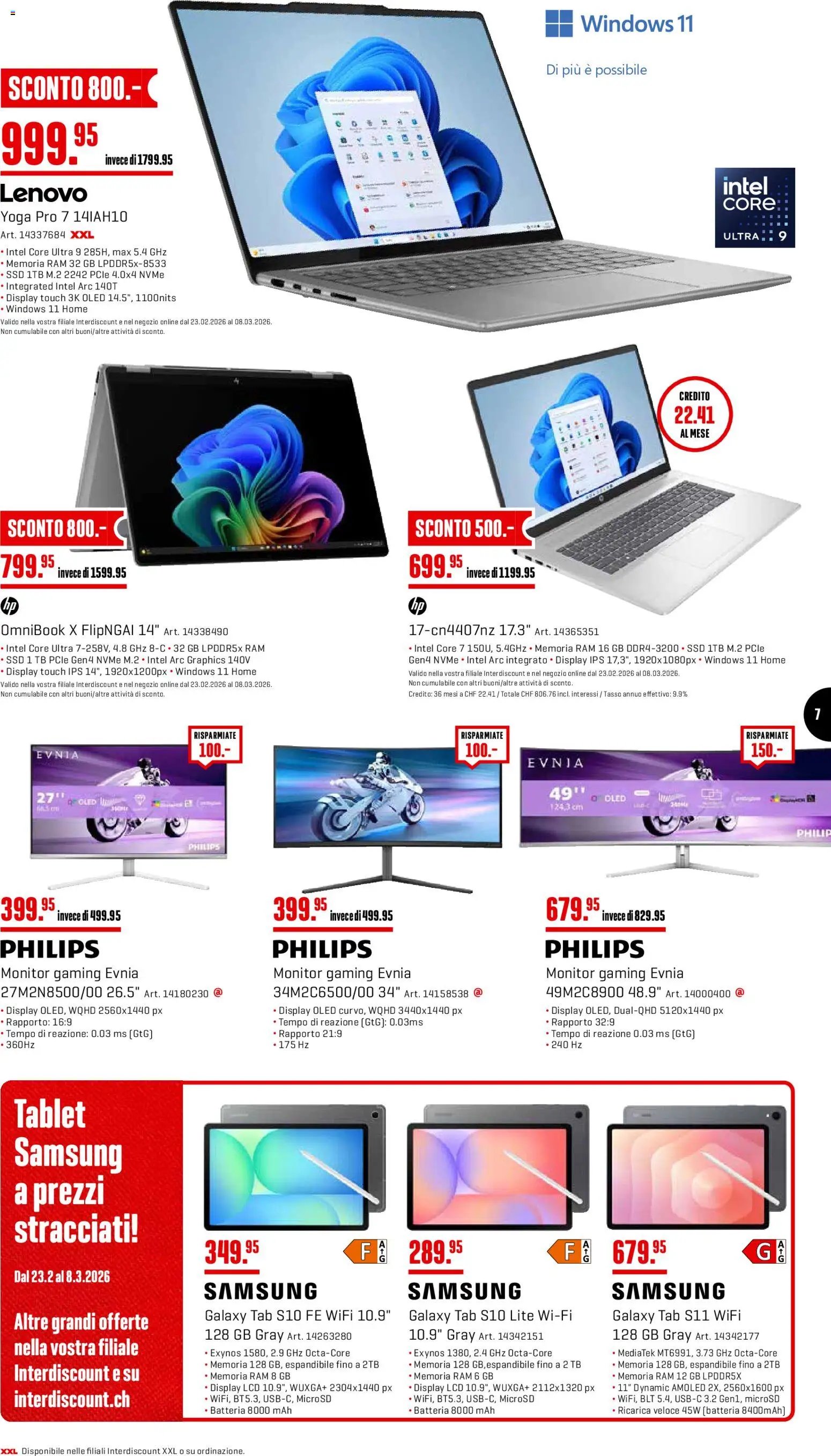 Interdiscount Aktionen IT (2026-02-23 - 2026-03-08) | 7