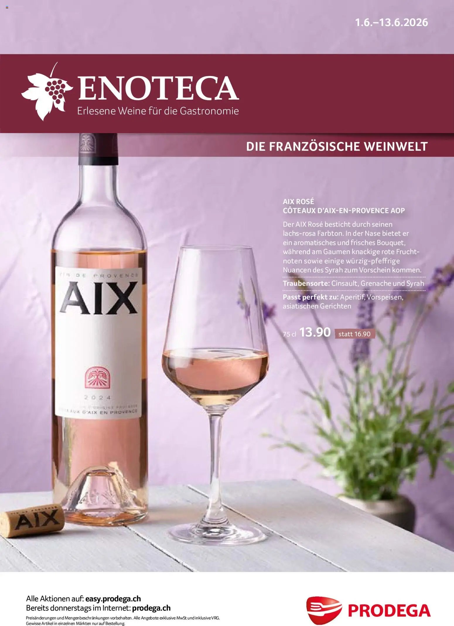 Prodega aktionen Enoteca