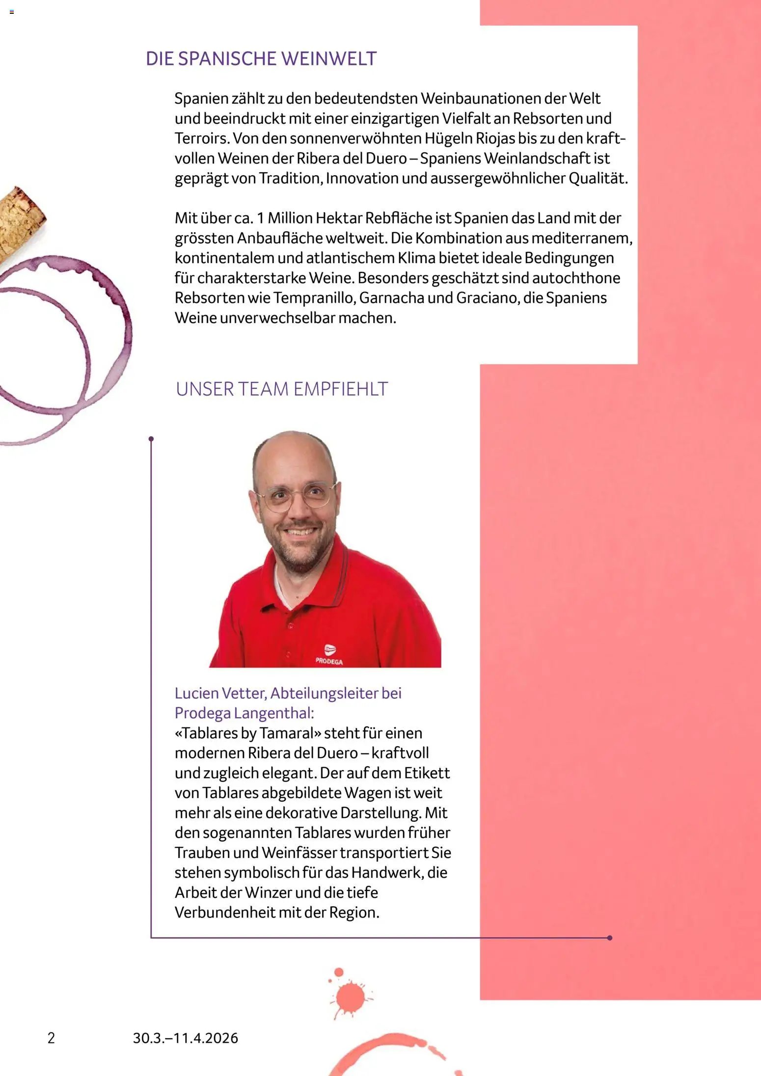 Prodega aktionen Enoteca (2026-03-30 - 2026-04-11) | 2