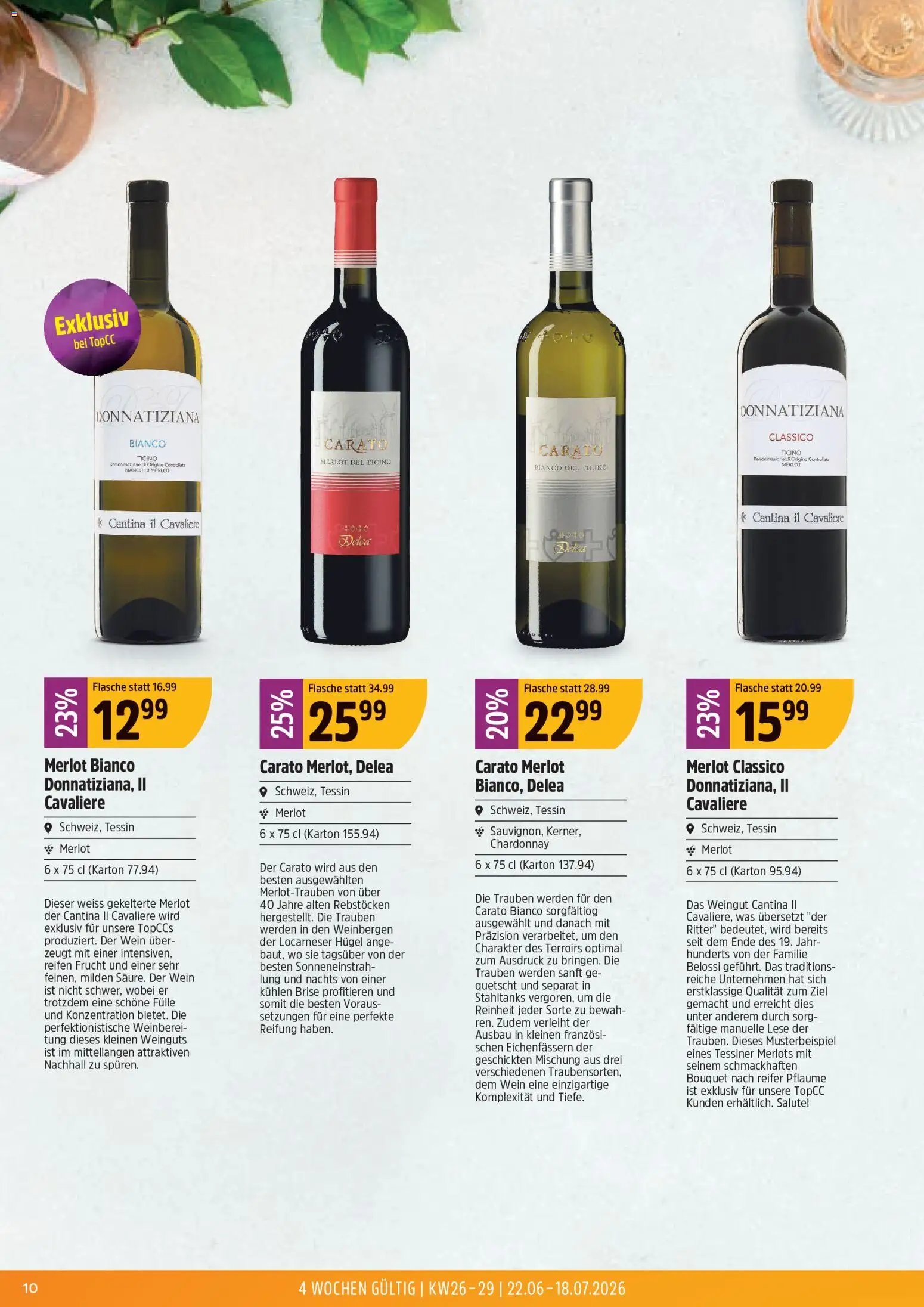 TopCC aktionen Sommer Weinfestival