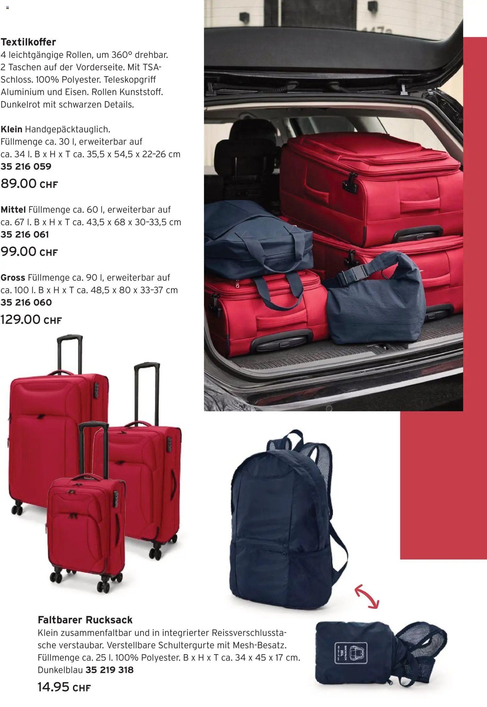 Tchibo aktionen Reisen leicht gemacht (2026-04-28 - 2026-05-11)