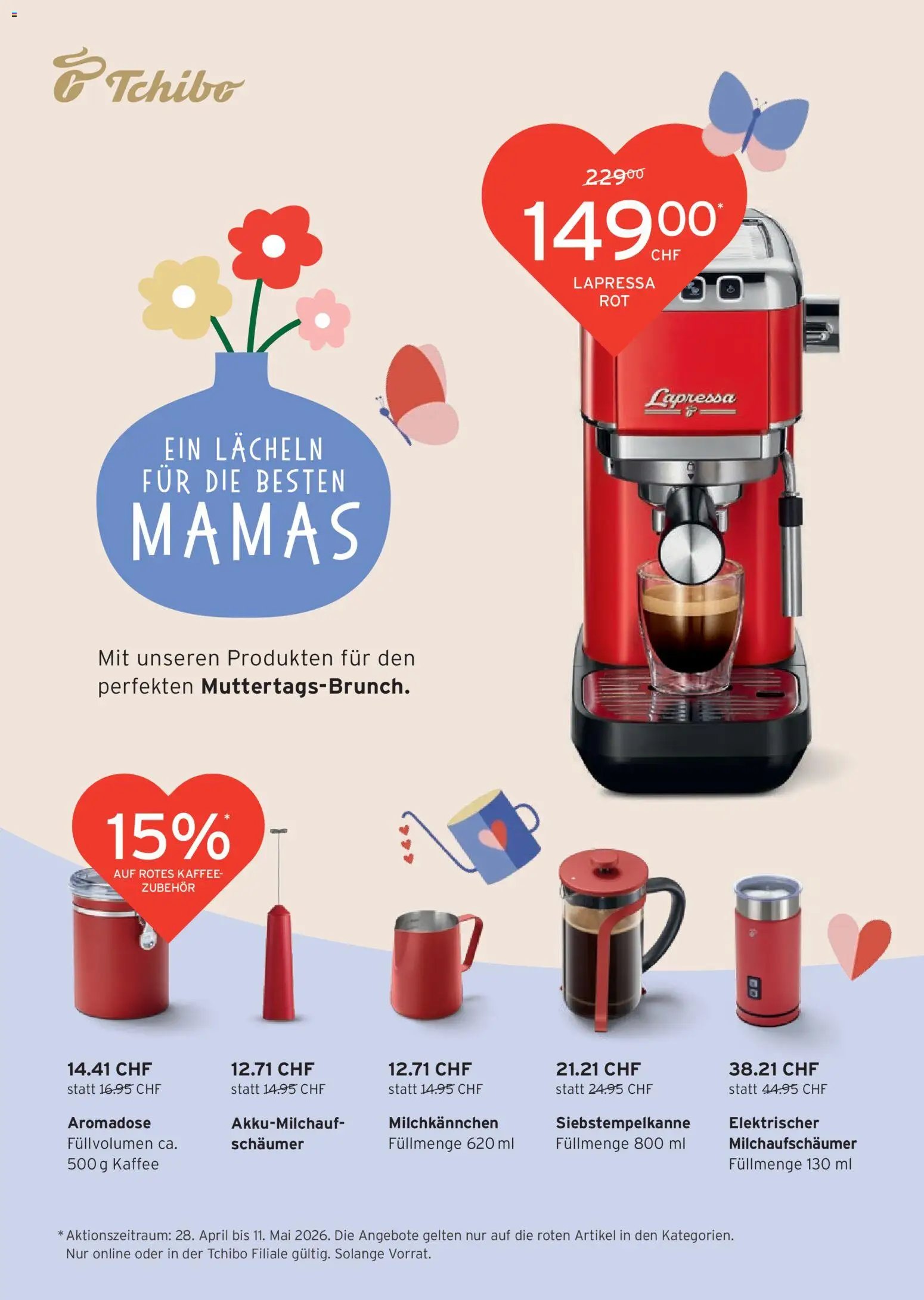 Tchibo aktionen Reisen leicht gemacht (2026-04-28 - 2026-05-11)