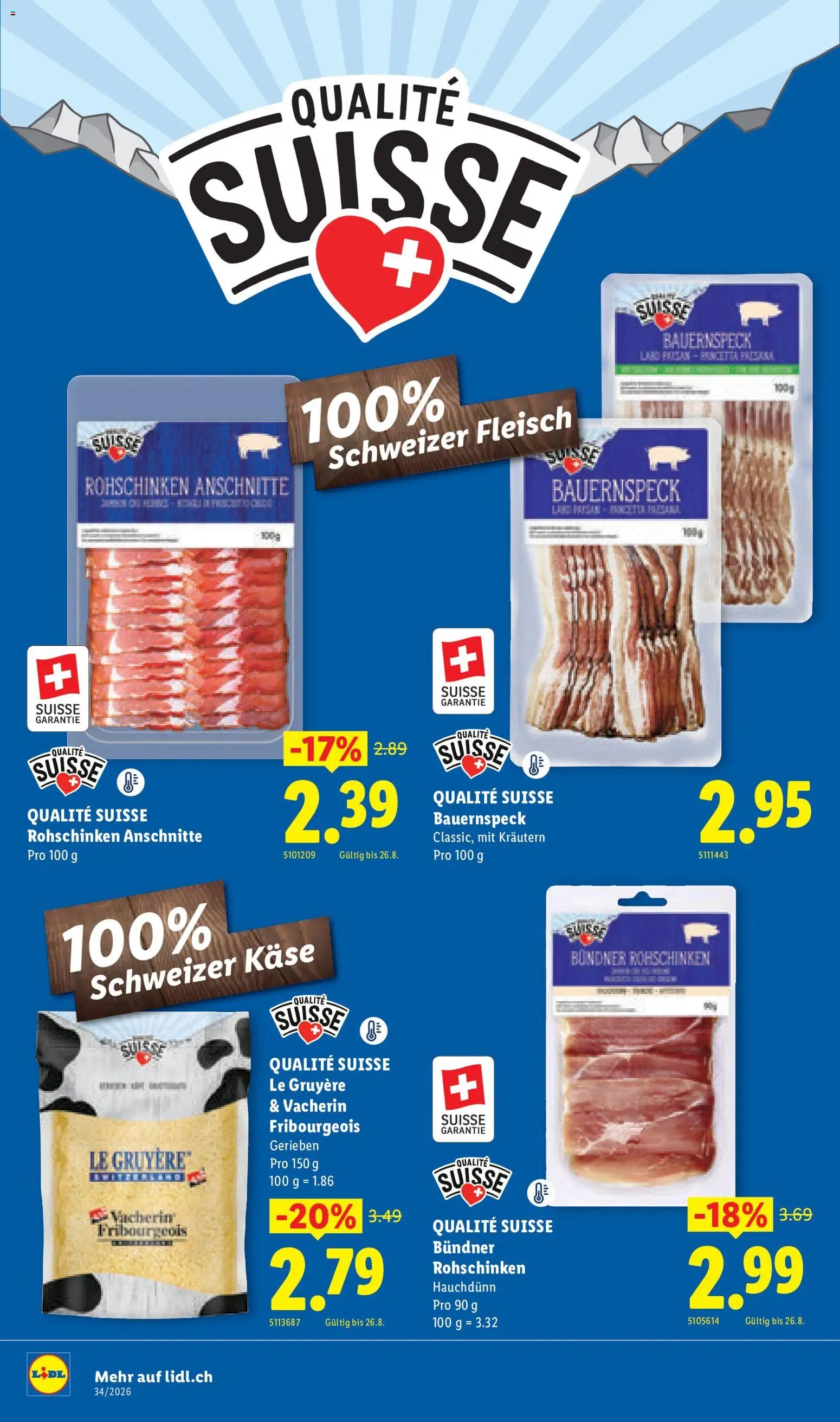 Lidl aktionen Qualité Suisse